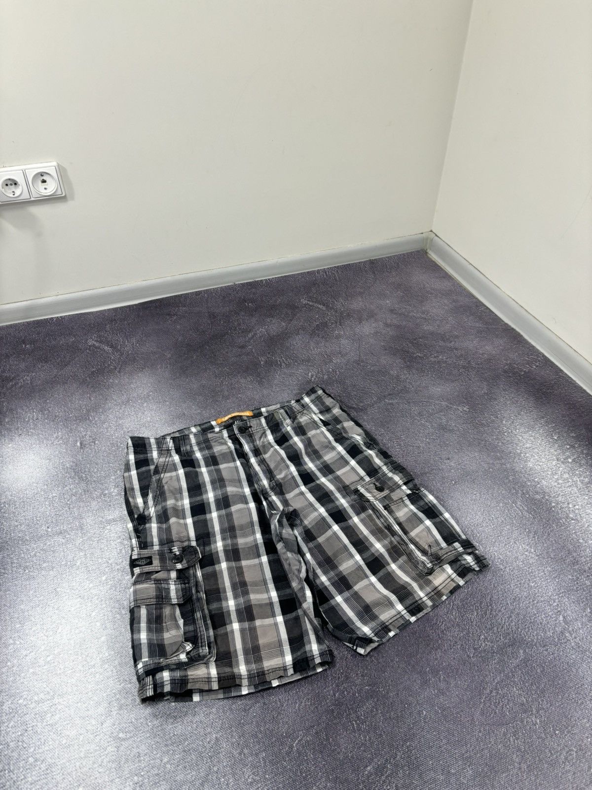 Lee Vintage Lee Dungarees Y2K American Utility Hype Cargo Shorts Size US 36 / EU 52 - 3 Thumbnail