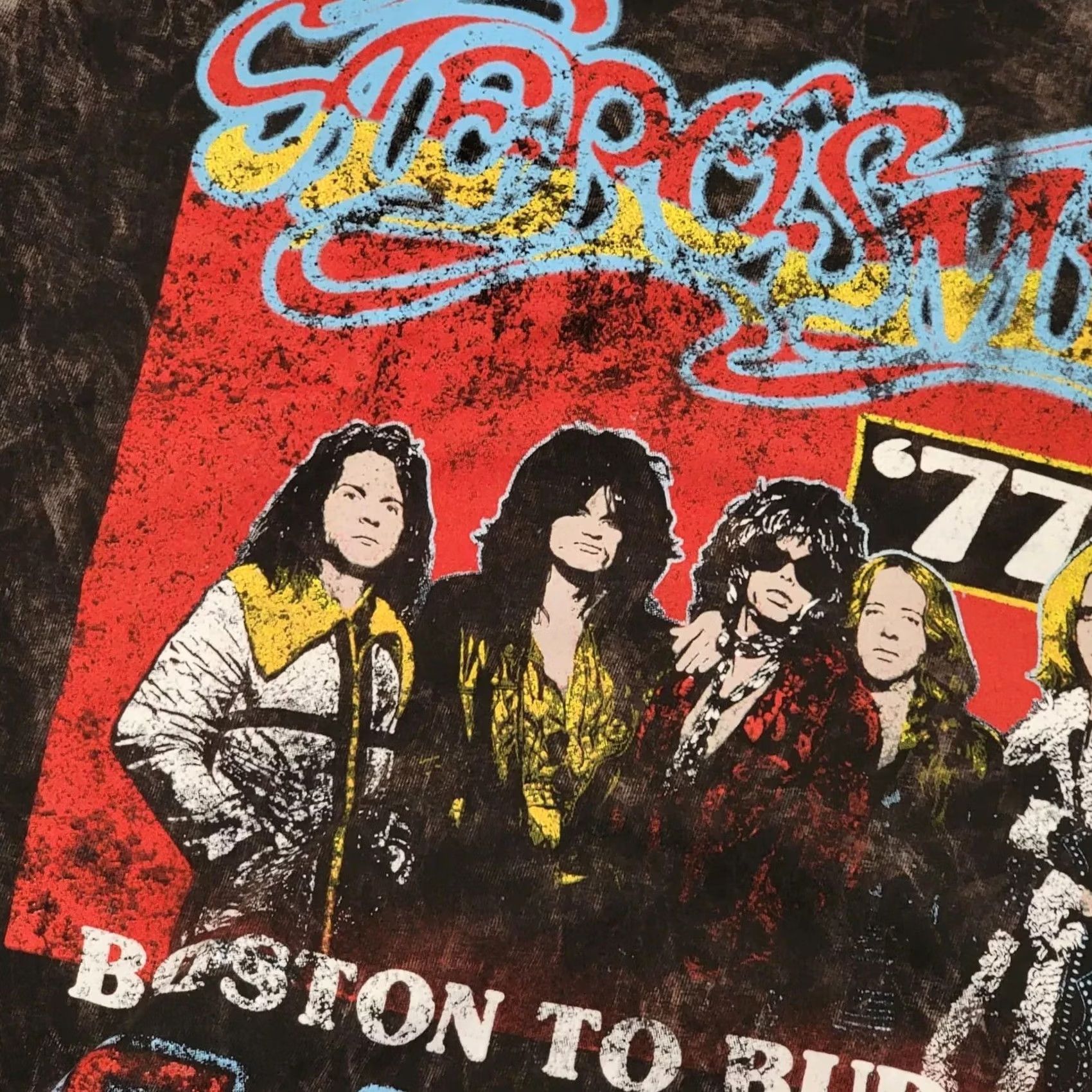 Aerosmith Shirt Mens Black 1XL Music Classic Rock Band Concert, Men's — image 6 of 6