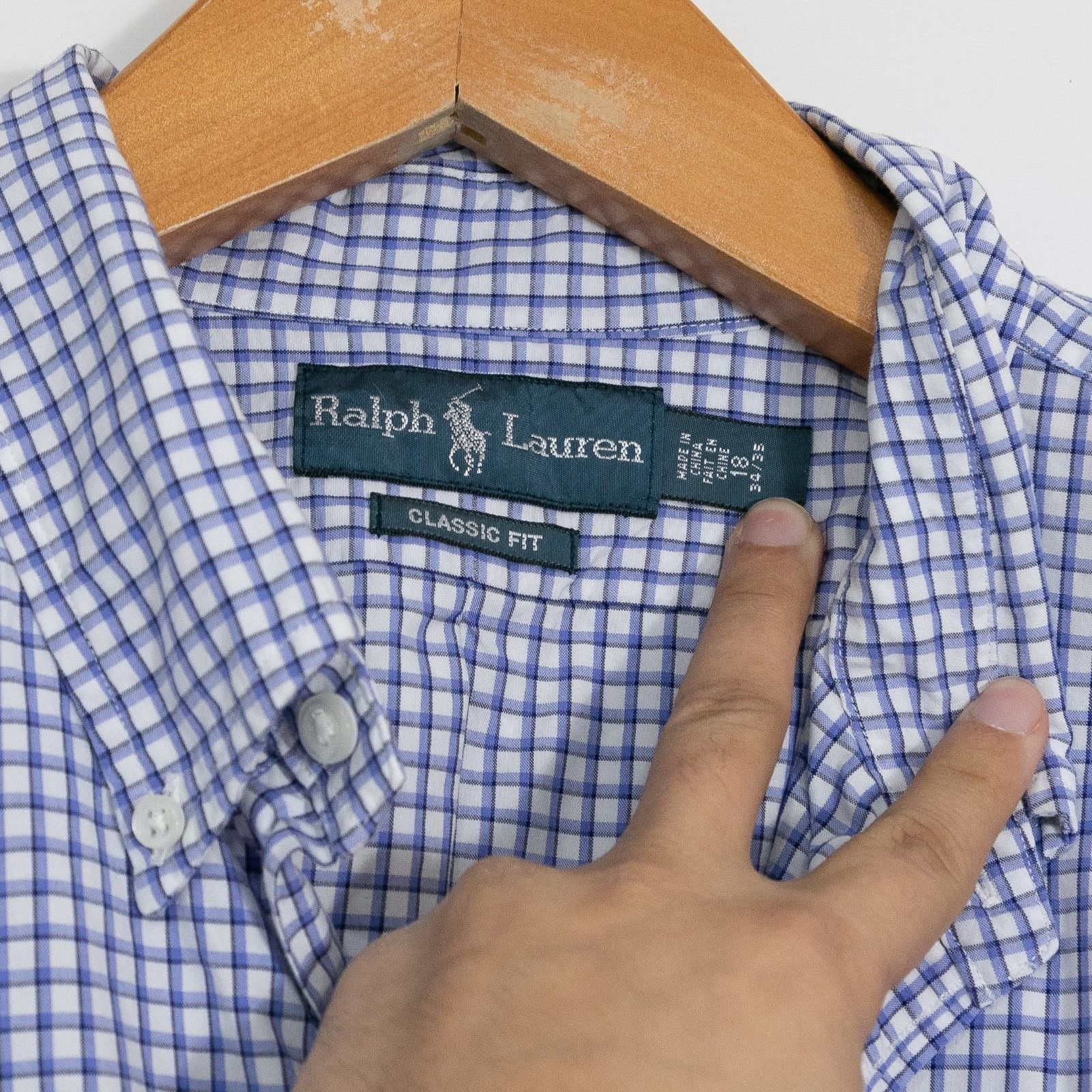 Polo Ralph Lauren Vintage 90s Polo Ralph Lauren Gingham Button Up Shirt 18-34 Size US XXL / EU 58 / 5 - 5 Thumbnail