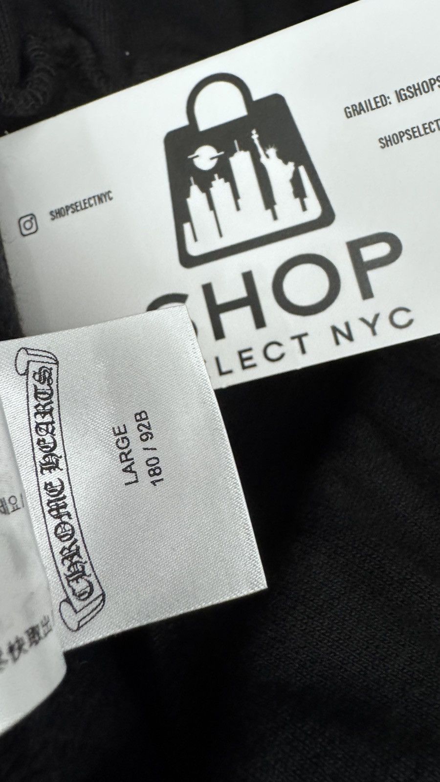 Chrome Hearts BRAND NEW CHROME HEARTS VERTICAL LOGO BANNER SWEATPANTS Size US 34 / EU 50 - 3 Thumbnail