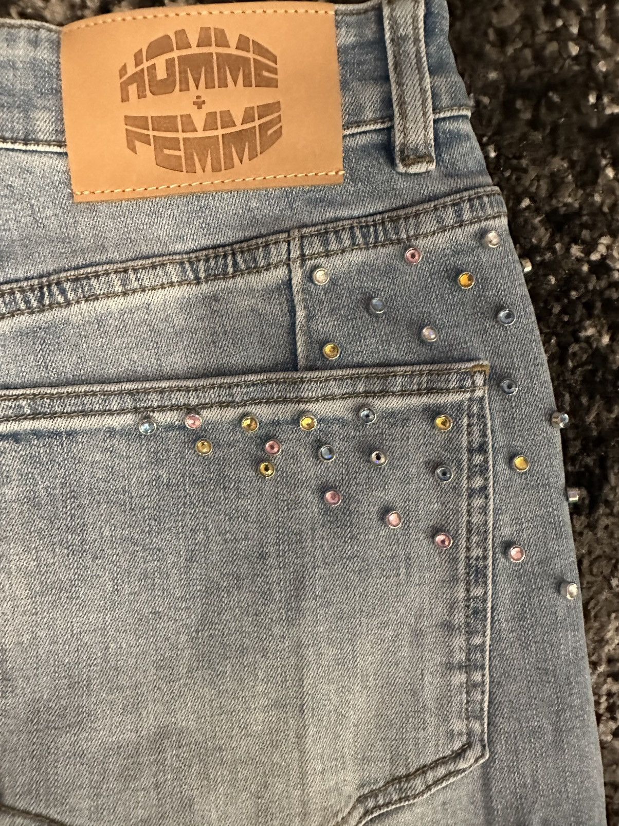 Homme + Femme La HOMME + FEMME Superstar Denim Blue Size US 34 / EU 50 - 4 Thumbnail