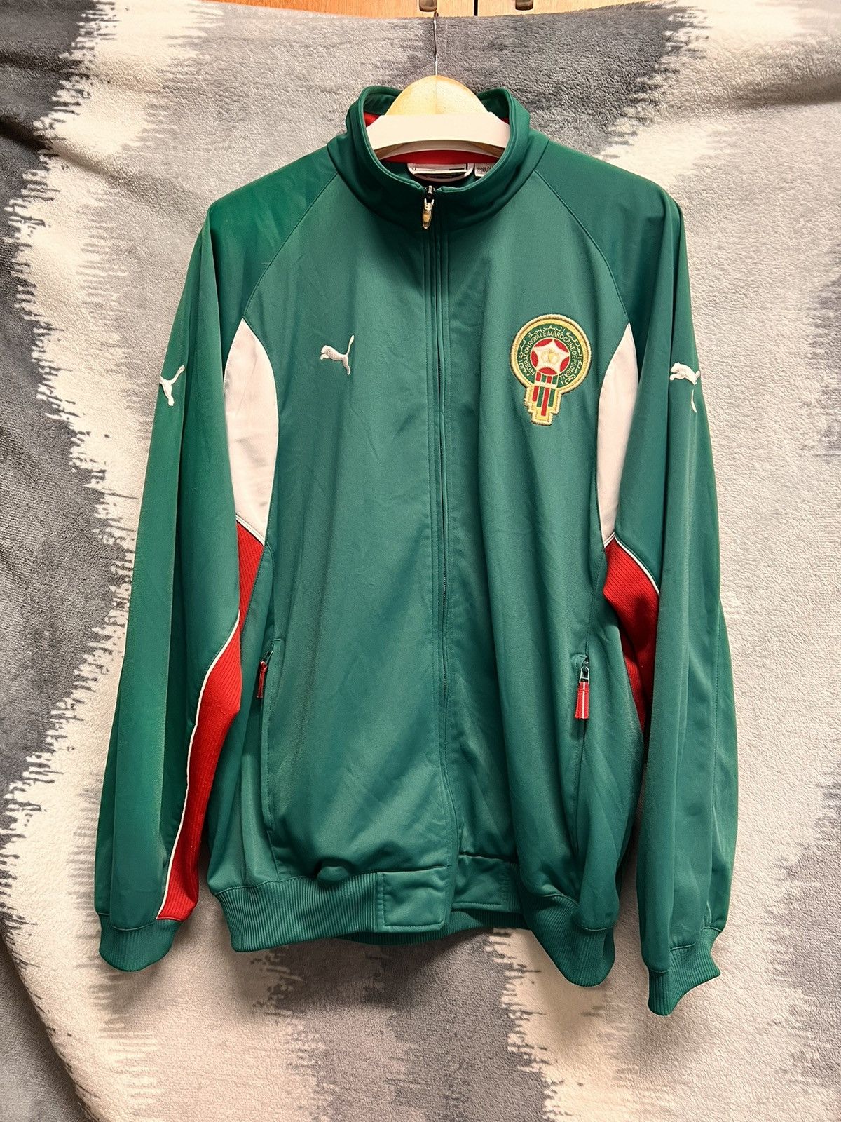 Puma × Vintage Puma Morocco jacket 2000-2004 football sample not