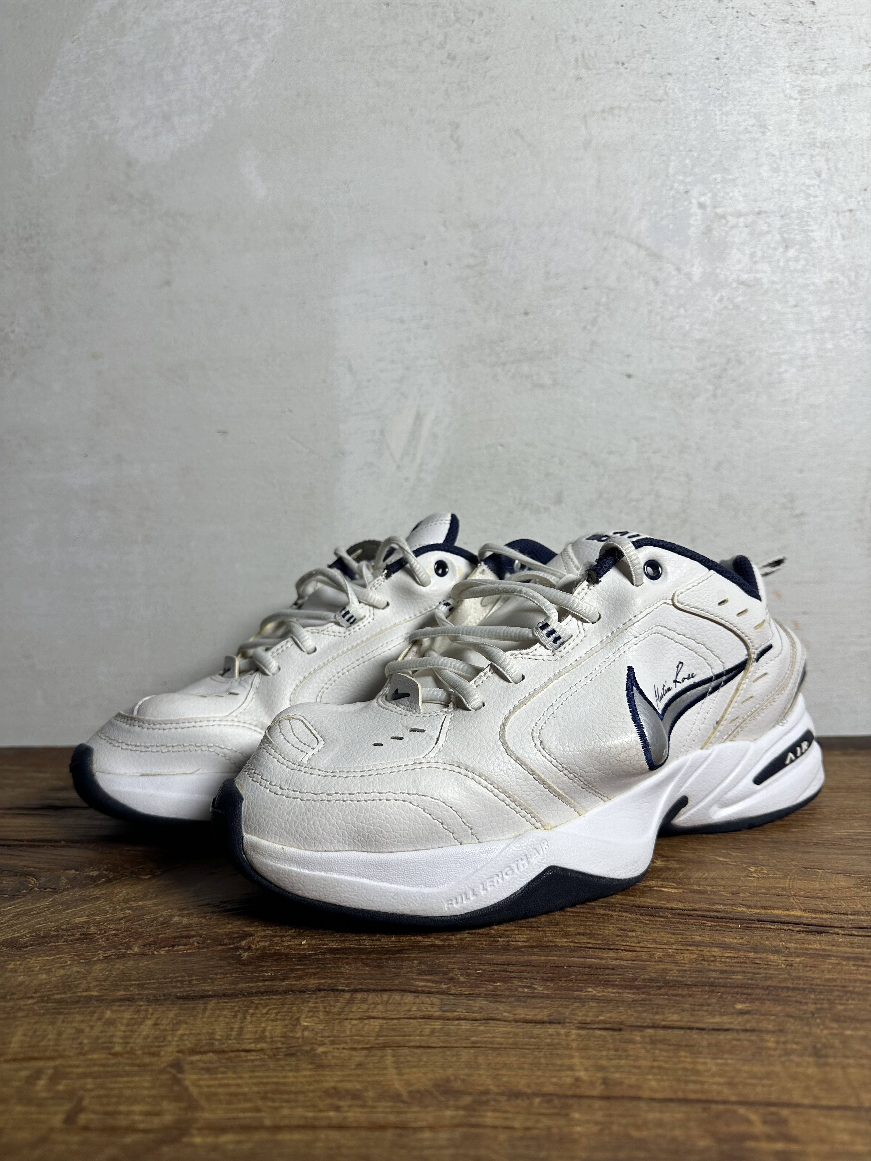 Martine Rose × Nike Nike Martine Rose Air Monarch IV White Navy Size US 7 / EU 40 - 1 Thumbnail