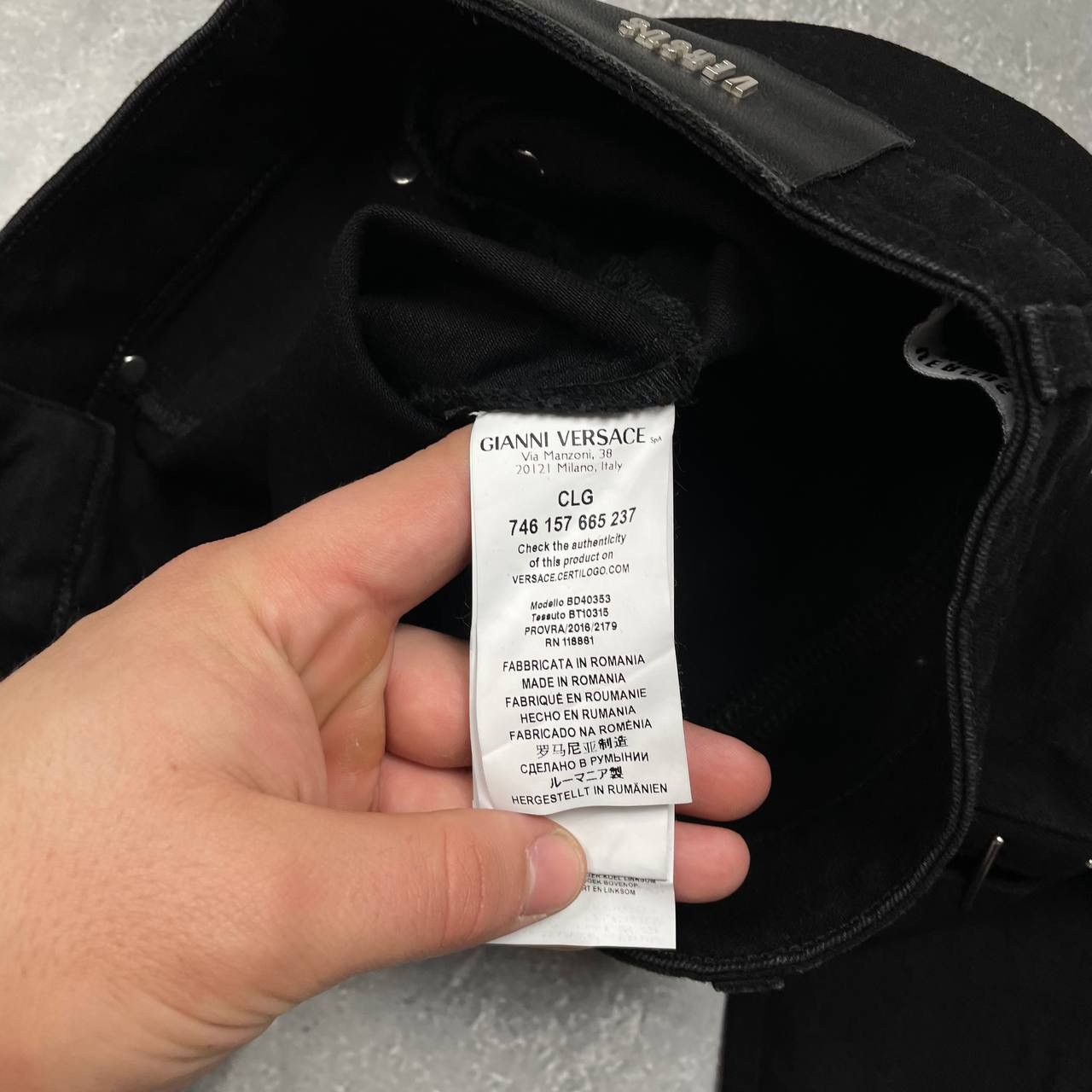 Versus Versace Versace Versus Slim Fit Jeans Women’s Black Size 25 Size 25" / US 0 / IT 36 - 16 Thumbnail