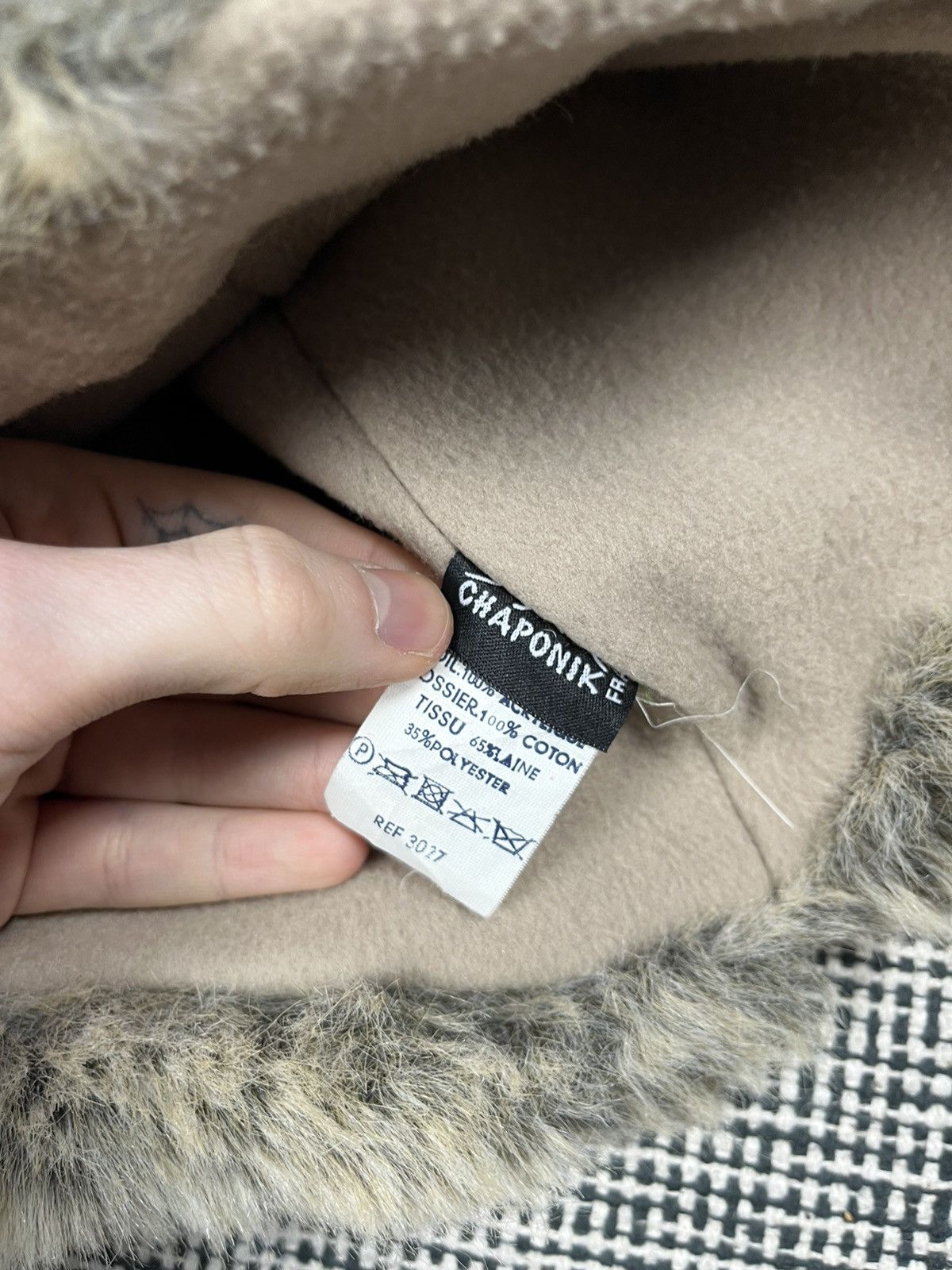 Vintage Made in France vintage ushanka hat sick Panther print Size ONE SIZE - 8 Thumbnail