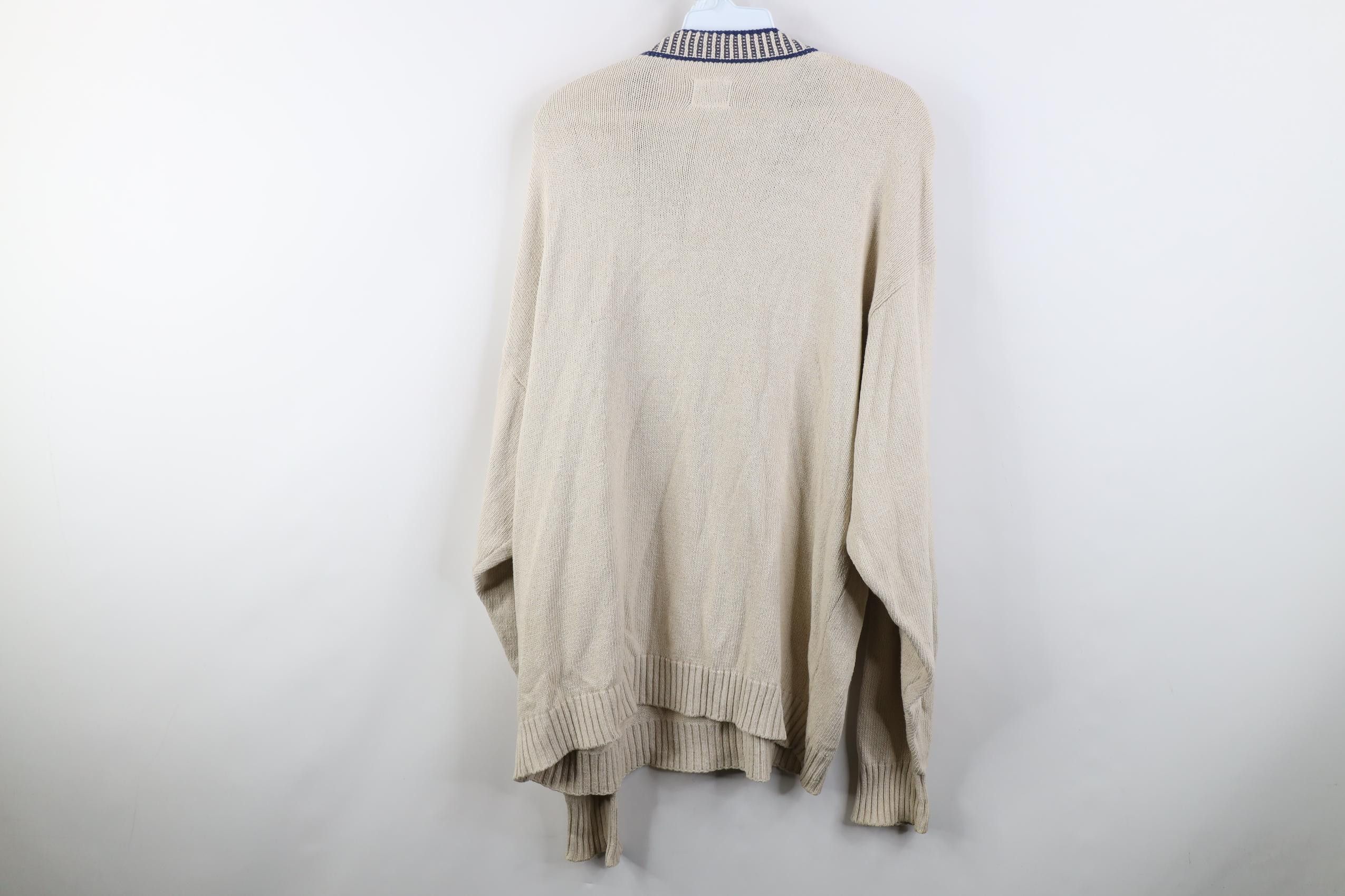 Vintage Vintage 90s CP Company Massimo Osti Knit V-Neck Sweater Size US XL / EU 56 / 4 - 11 Thumbnail