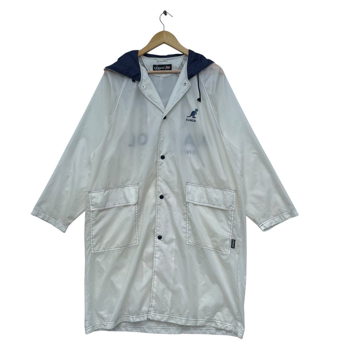 Japanese Brand × Kangol × Vintage 💥Vintage Kangol Big Logo Coat Jacket Size US L / EU 52-54 / 3 - 2 Thumbnail