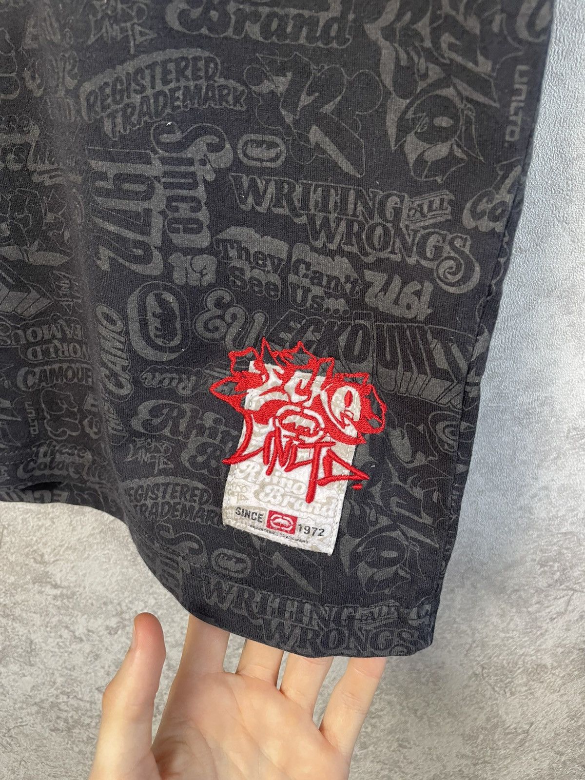 Ecko Unltd. Vintage Ecko Unltd Embroidered Logo Allover Print T-Shirt Size US L / EU 52-54 / 3 - 5 Thumbnail
