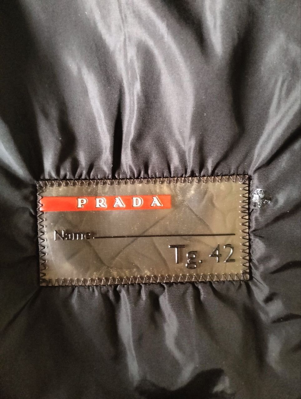 Prada Prada Black Polyester Hooded Long Line Rain Jacket Size S / US 4 / IT 40 - 5 Thumbnail