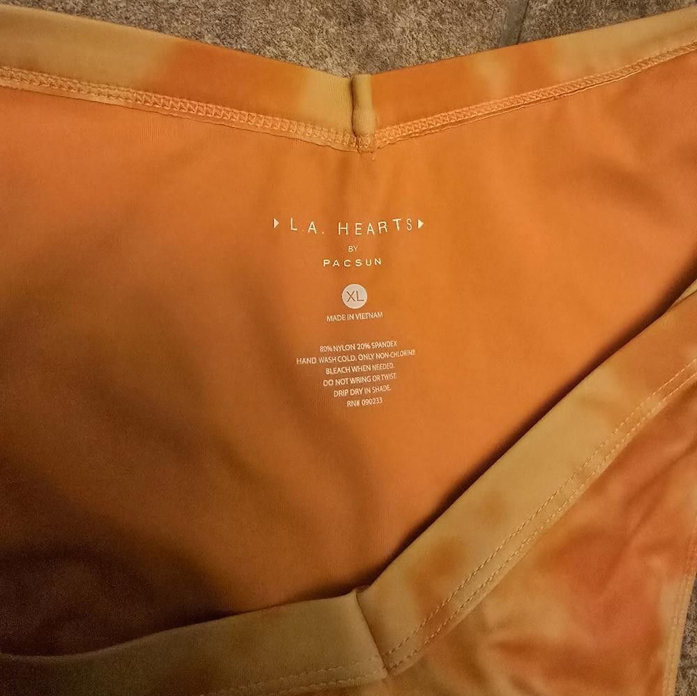 Designer Orange Creamsicle LA HEARTS Bikini Bottoms Size ONE SIZE - 4 Thumbnail