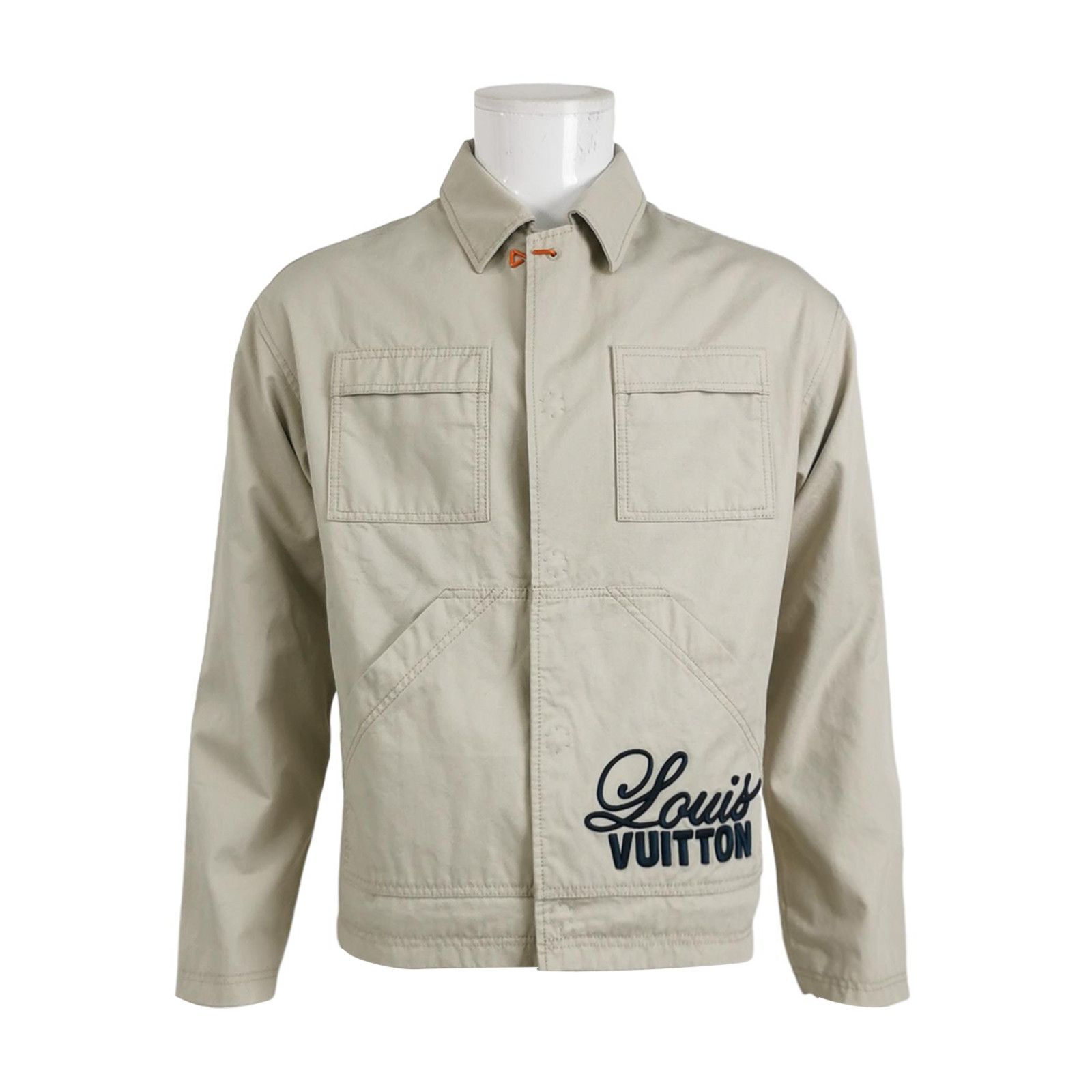 Louis Vuitton Louis Vuitton Logo Embroidered Cotton Jacket 44 Size US XXS / EU 40 - 1 Thumbnail