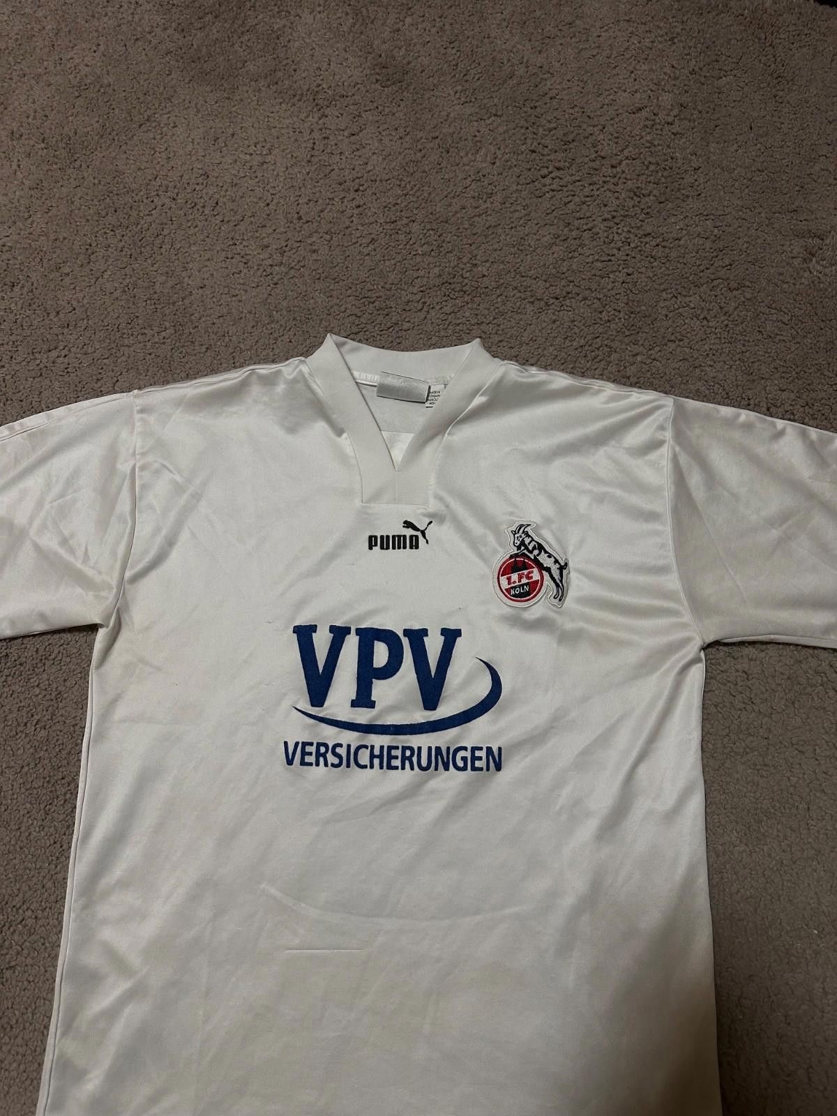 Puma FC Koln Home football shirt 2000 Soccer Puma White Jersey XL Size ONE SIZE - 3 Thumbnail