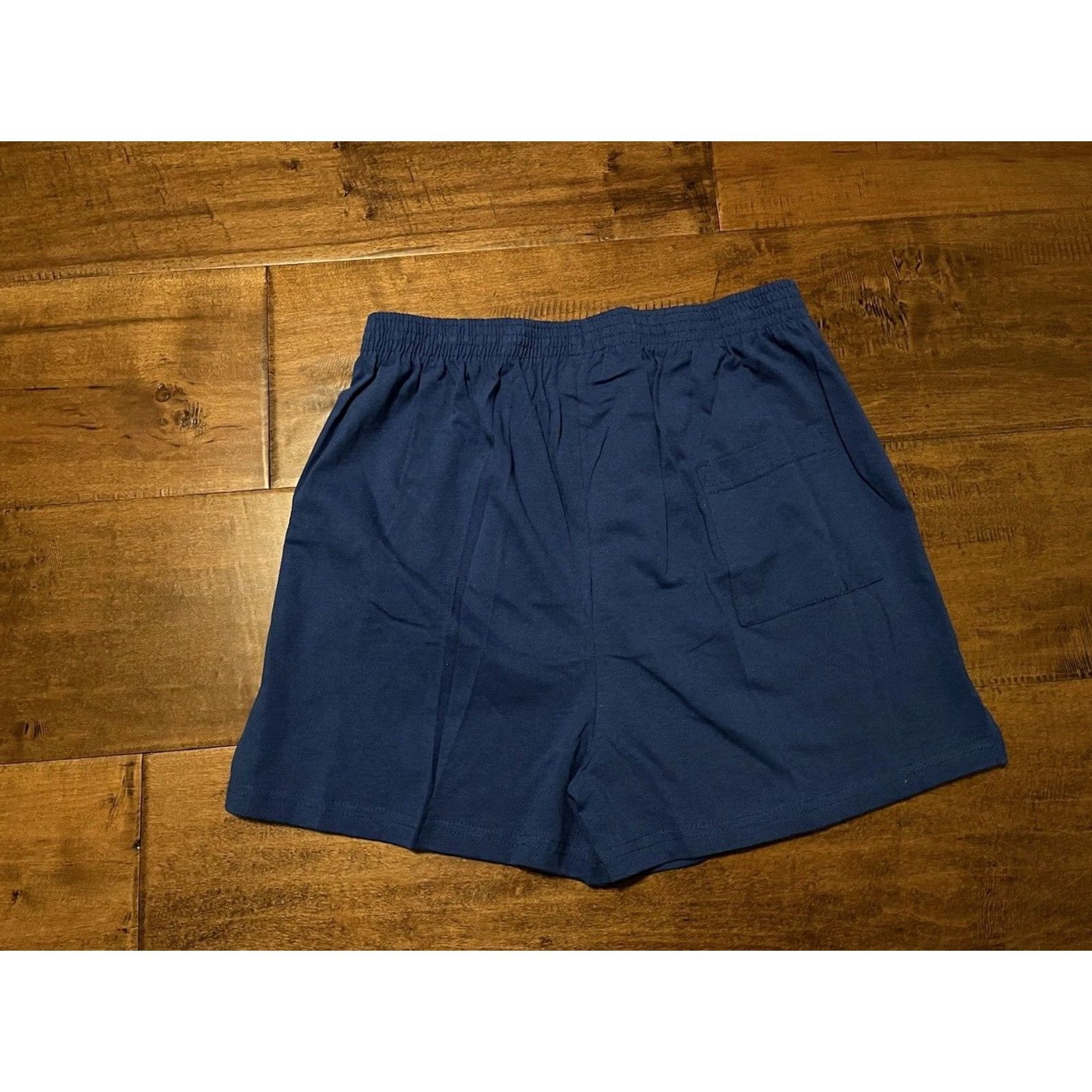 Calvin Klein VINTAGE Calvin Klein Blue Cotton Gym Sweat Shorts Mens Medium M Portugal Size US 31 - 4 Thumbnail