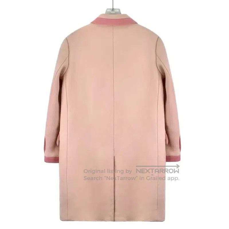 Miu Miu Miu Miu Pink Wool Women's Overcoat . Size XXS / US 00 / IT 34 - 1 Thumbnail