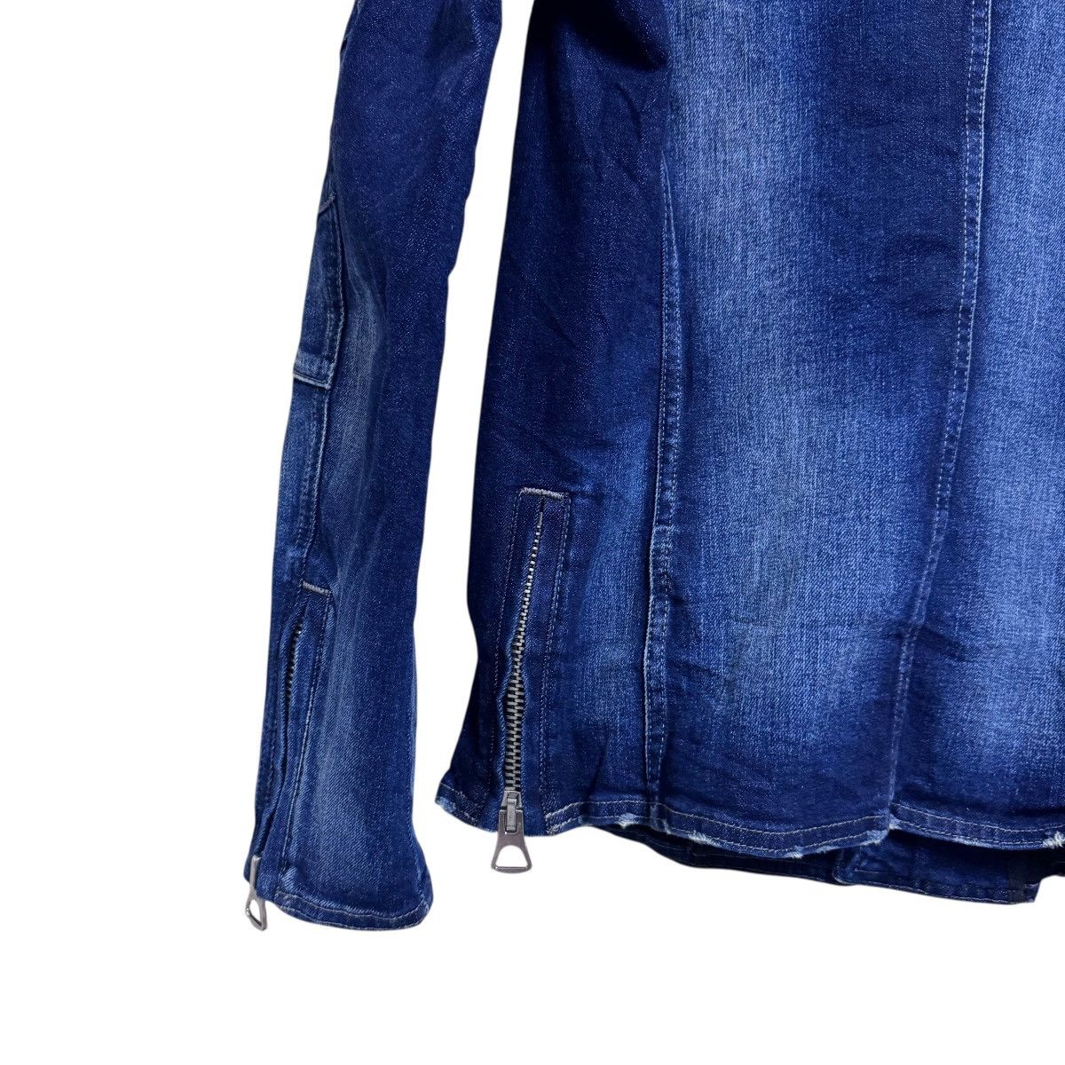 semanticdesign Semantic Design Denim Biker Jacket Distressed Size US M / EU 48-50 / 2 - 11 Thumbnail