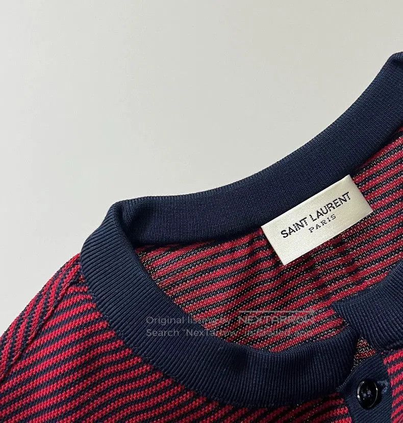 Saint Laurent Paris Saint Laurent Paris Men's Short Sleeve Polo. Size US S / EU 44-46 / 1 - 5 Thumbnail