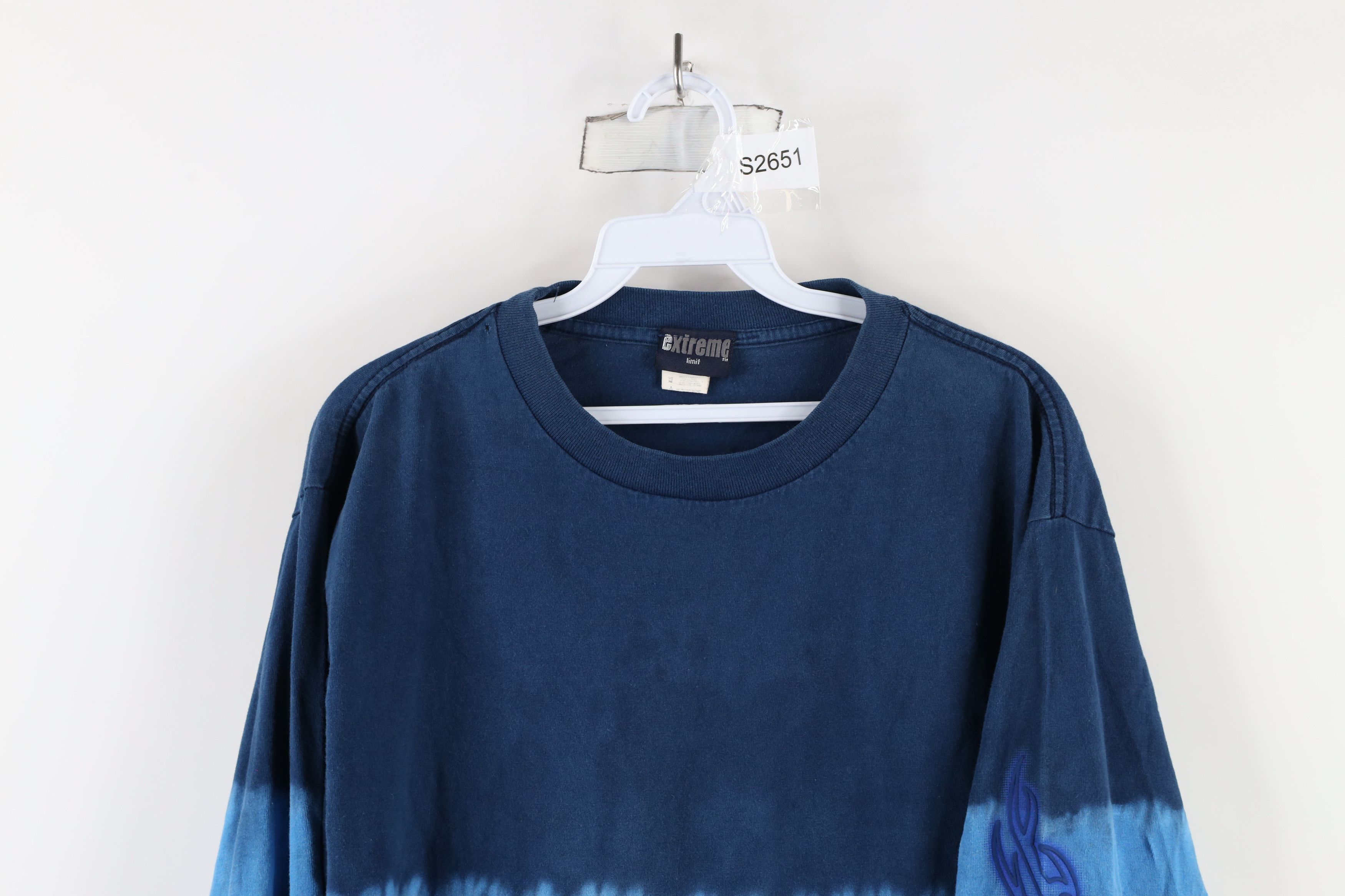 Vintage Vintage 90s Streetwear Tribal Dragon Long Sleeve T-Shirt Size US L / EU 52-54 / 3 - 2 Thumbnail