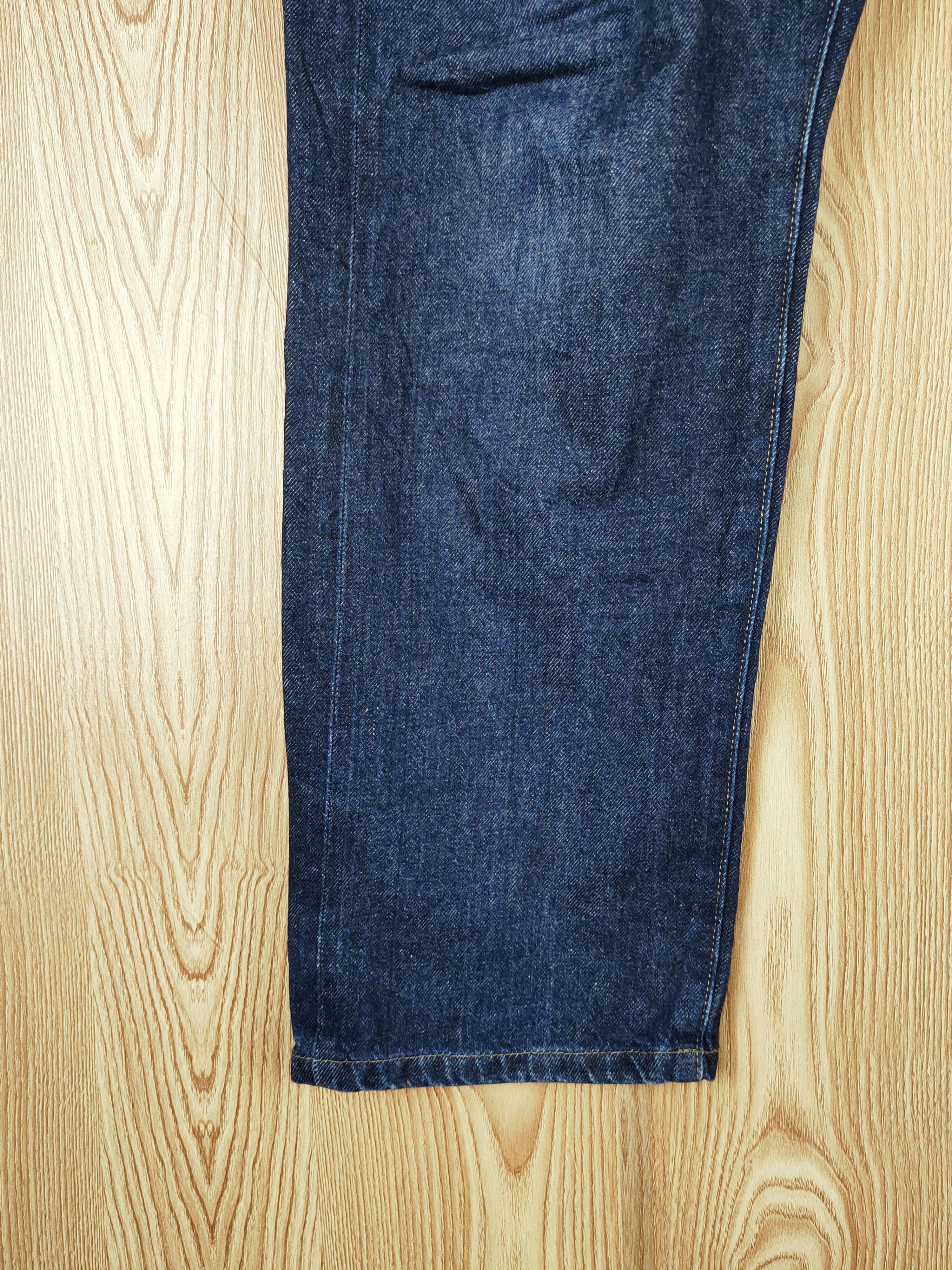 Japanese Brand Uniqlo Dark Blue Distressed Ripped Jeans #S2732 Size US 38 / EU 54 - 4 Thumbnail