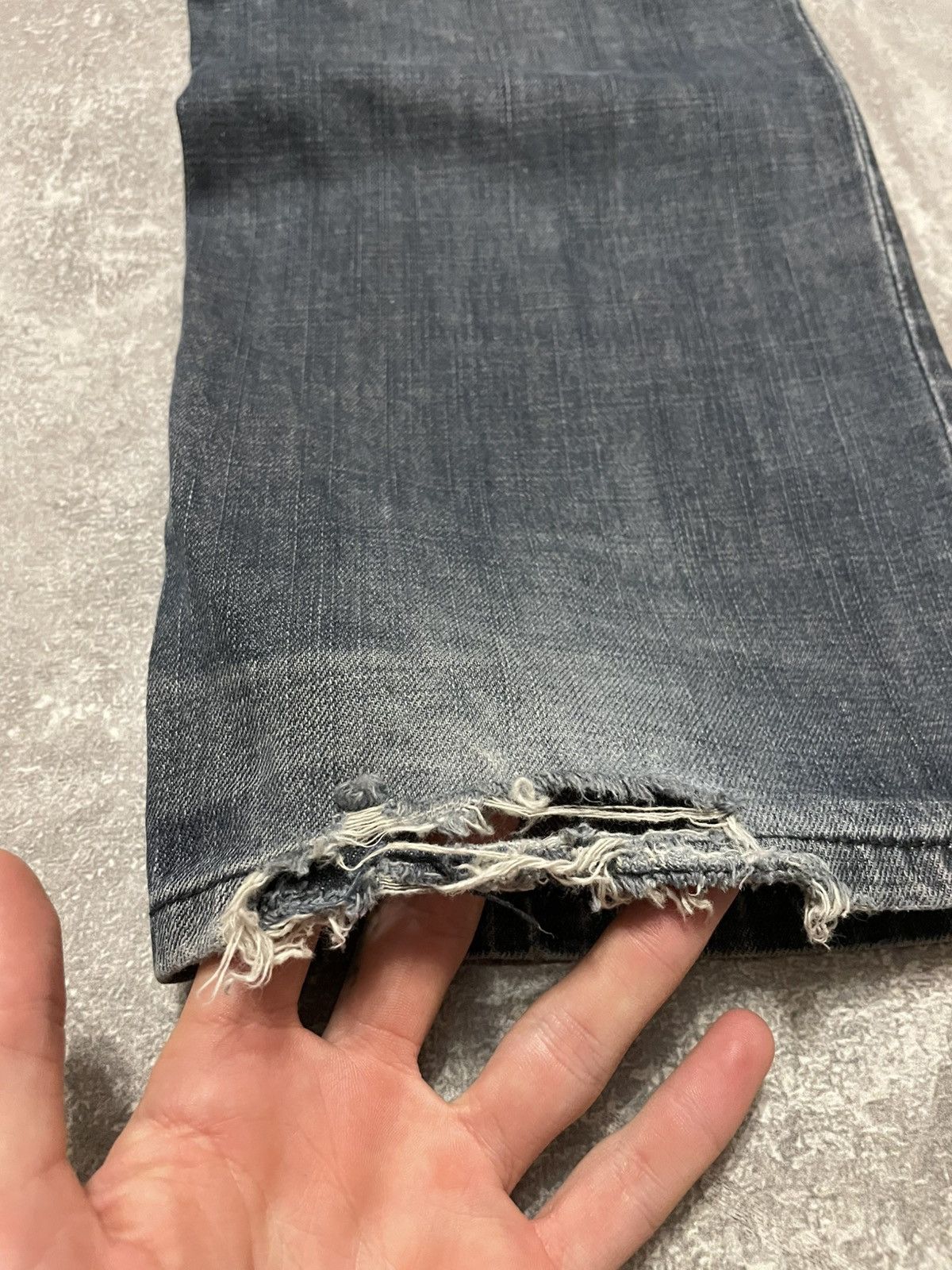 Ecko Unltd. Vintage Ecko Unlimited Buggy Distressed Rap Denim Jeans Size US 34 / EU 50 - 6 Thumbnail
