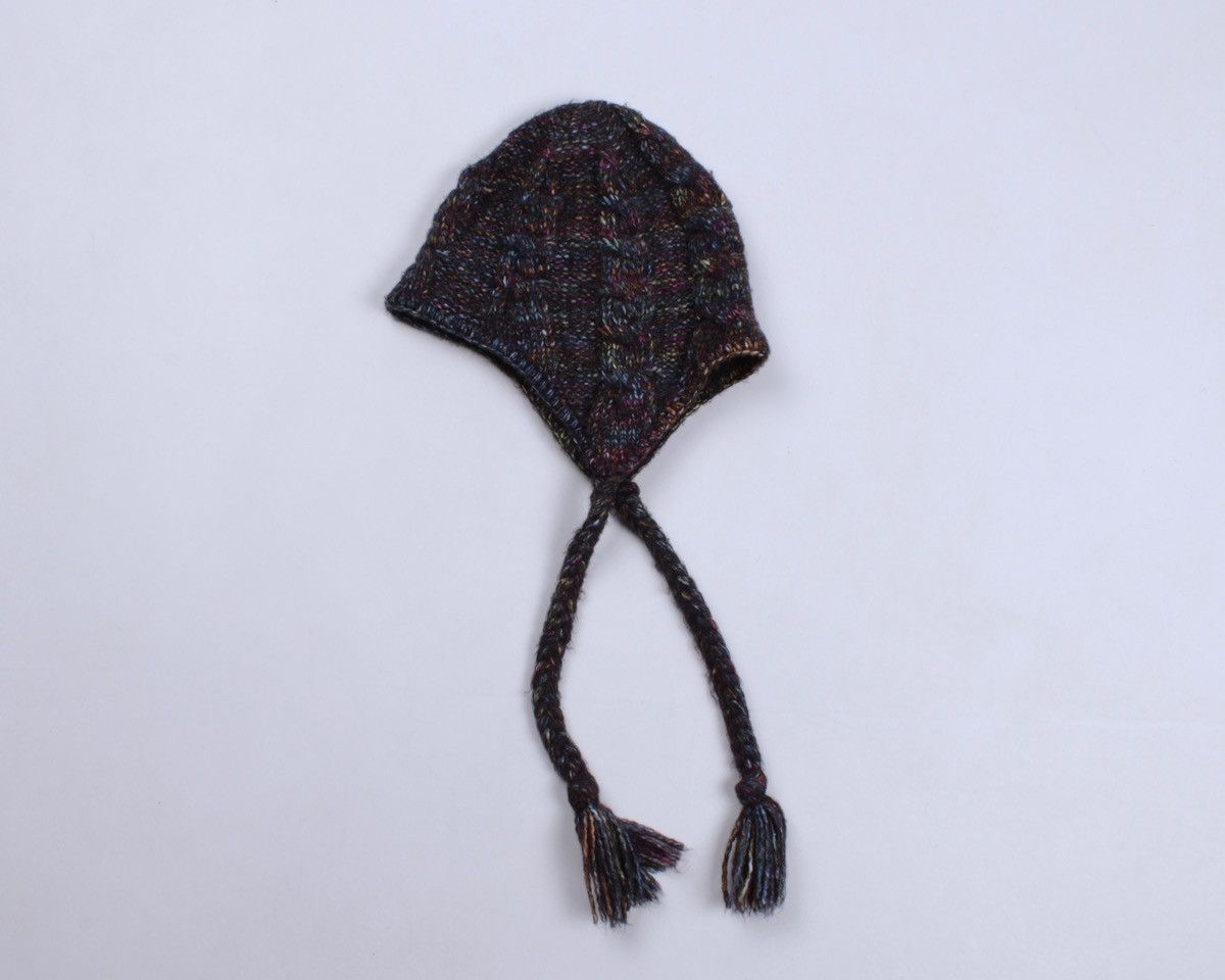 Columbia COLUMBIA Tassel Beanie Hat Knit Fleece Polyeste Acrylic Wool Size ONE SIZE - 13 Thumbnail