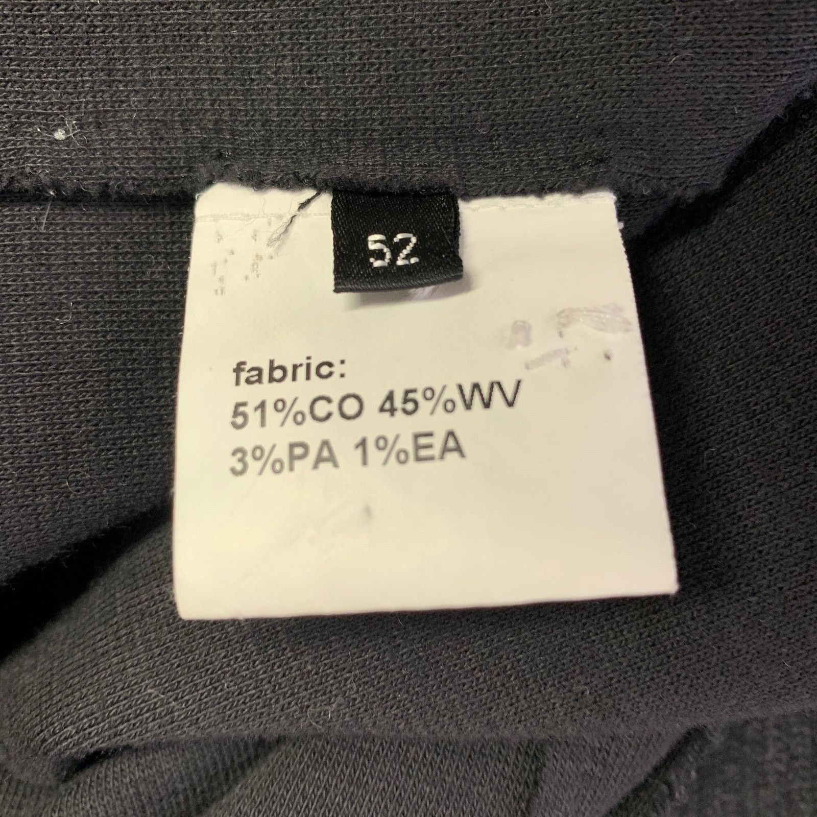 Kris Van Assche Size 42 Black Distressed Cotton Blend Sport Coat Size 42R - 5 Thumbnail