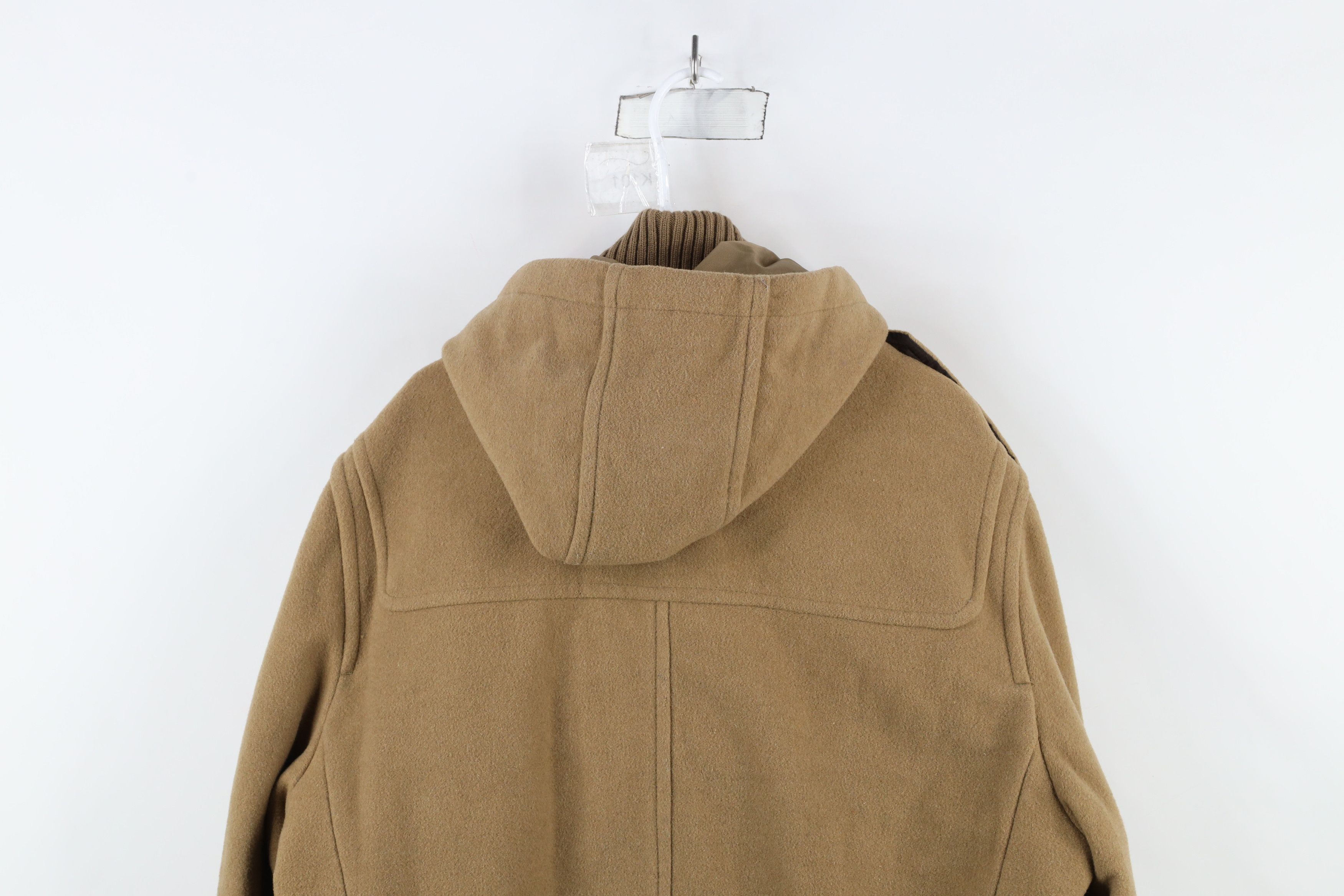 Tommy Hilfiger × Vintage Vintage Tommy Hilfiger Blend Toggle Button Hooded Jacket Size US L / EU 52-54 / 3 - 17 Thumbnail