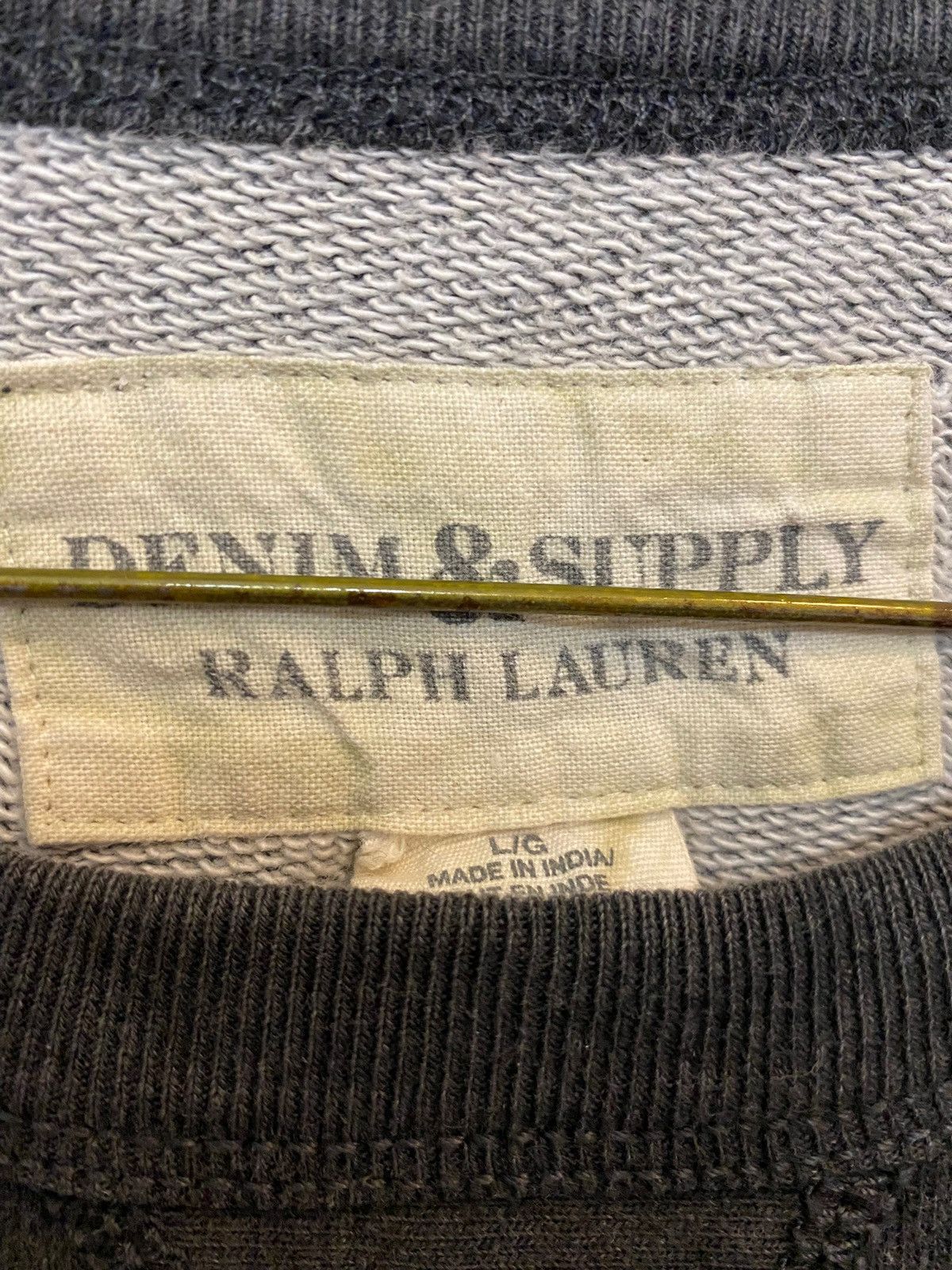 Denim & Supply Ralph Lauren × Polo Ralph Lauren × Vintage Vintage Denim Supply Ralph Lauren Motorcycle Club Crewneck Size US L / EU 52-54 / 3 - 5 Thumbnail