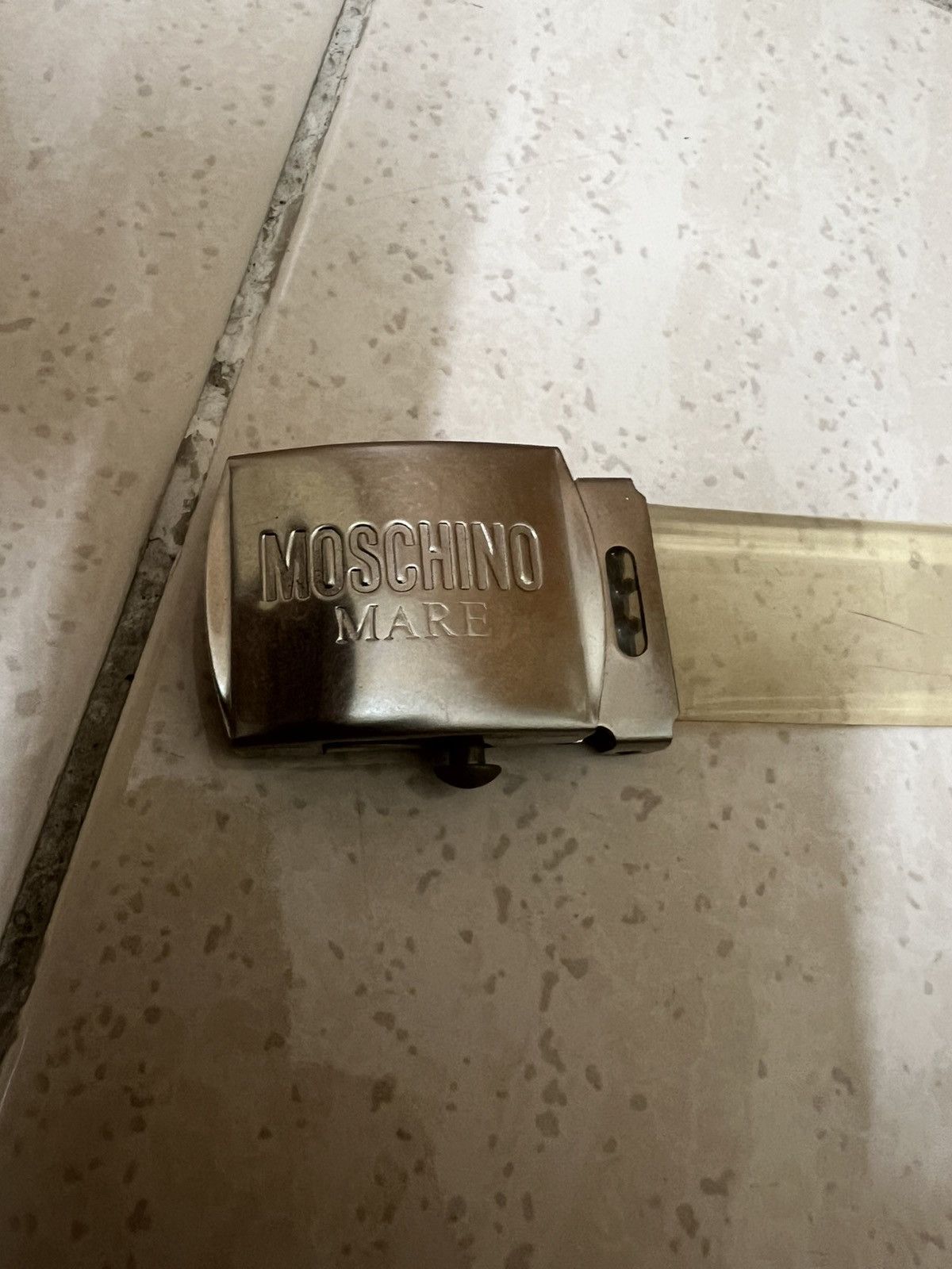 Moschino Moschino transparent and leather belt Size ONE SIZE - 8 Thumbnail