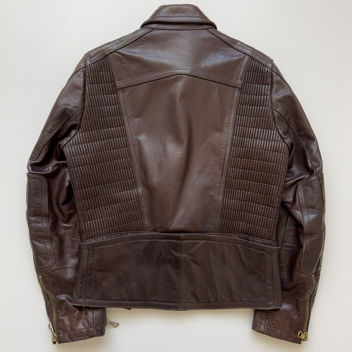 Dsquared2 F/W 2002 Dsquared2 Biker Leather Jacket Size 48 Homeless Size US M / EU 48-50 / 2 - 5 Thumbnail