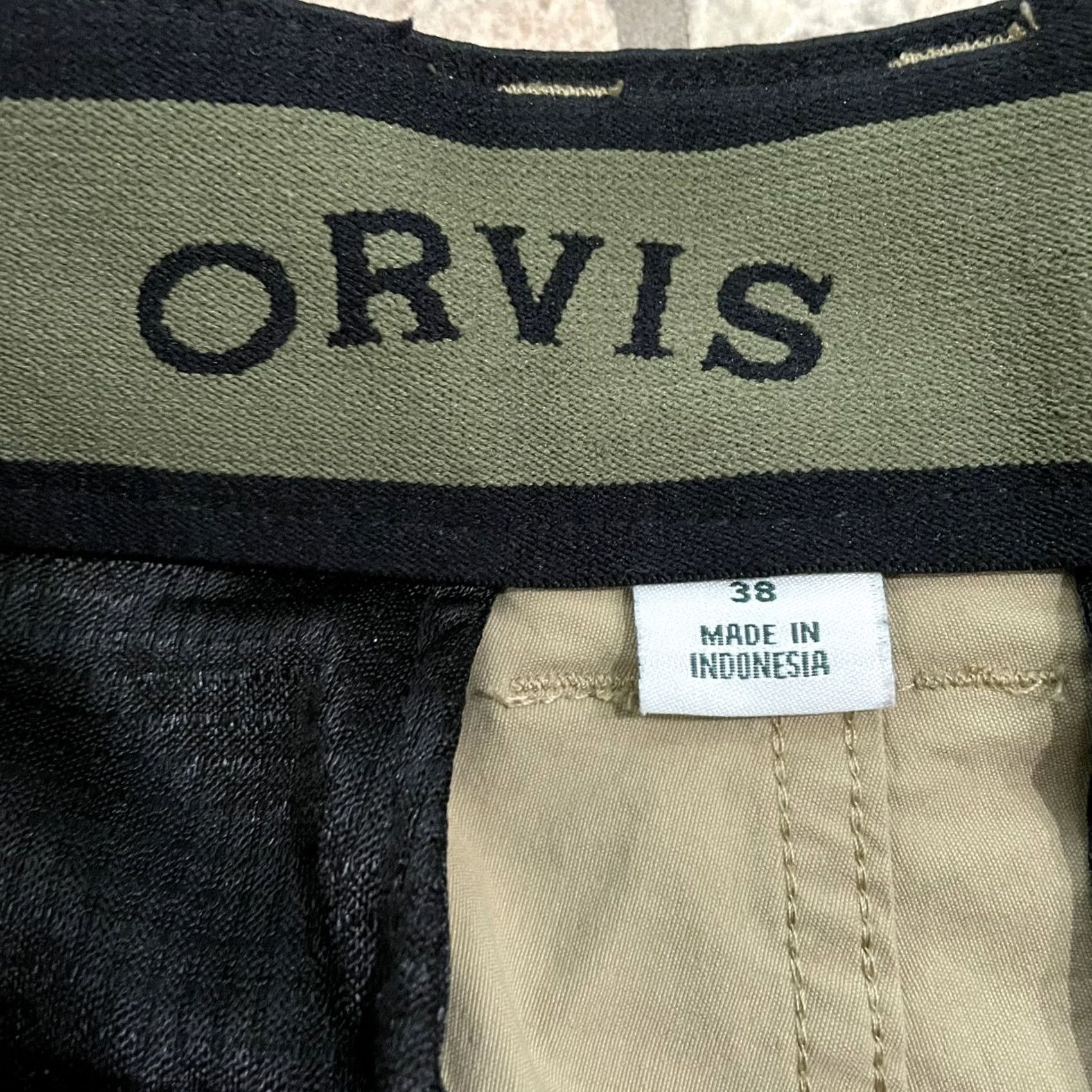 Orvis Orvis Cargo Shorts Mens Size 38 Nylon Tan Brown Stretchy Cargo Shorts Mens 38 Orvis Nylon Brown Tan Size US 38 / EU 54 - 4 Thumbnail
