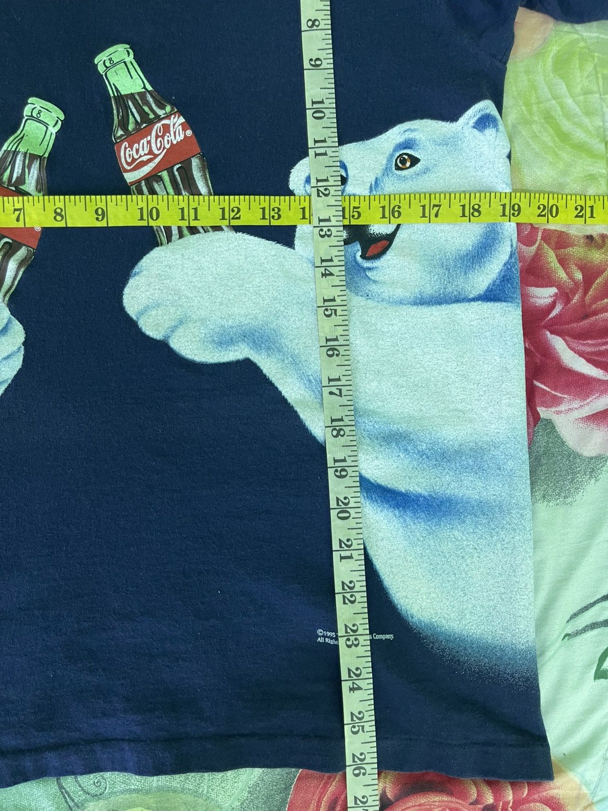 Coca Cola 1995 Vintage Coca-Cola Polar Bear T-shirt Size US M / EU 48-50 / 2 - 10 Thumbnail