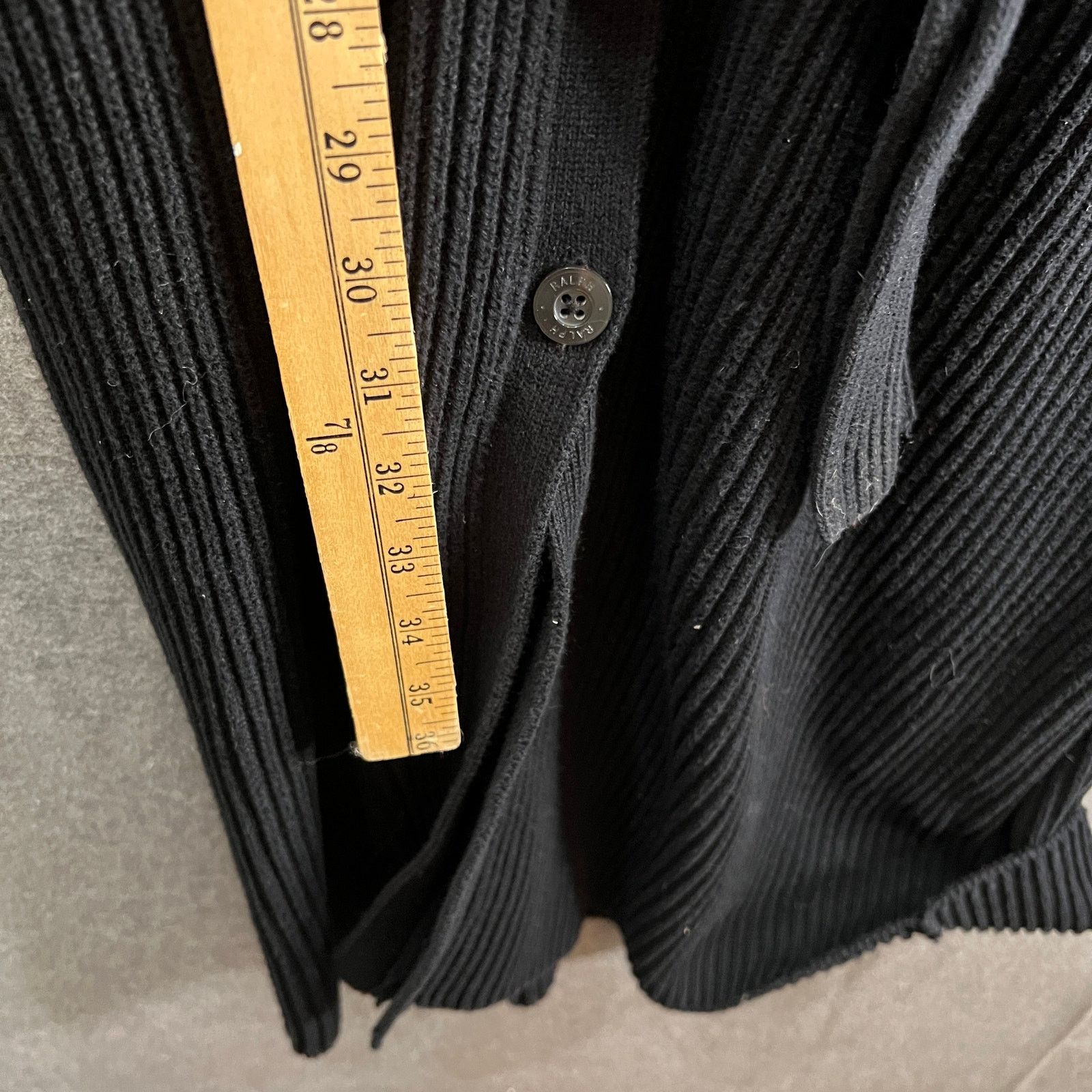 Ralph Lauren Ralph Lauren 100% Cotton Black Size L Knit Ribbed Size L / US 10 / IT 46 - 13 Thumbnail