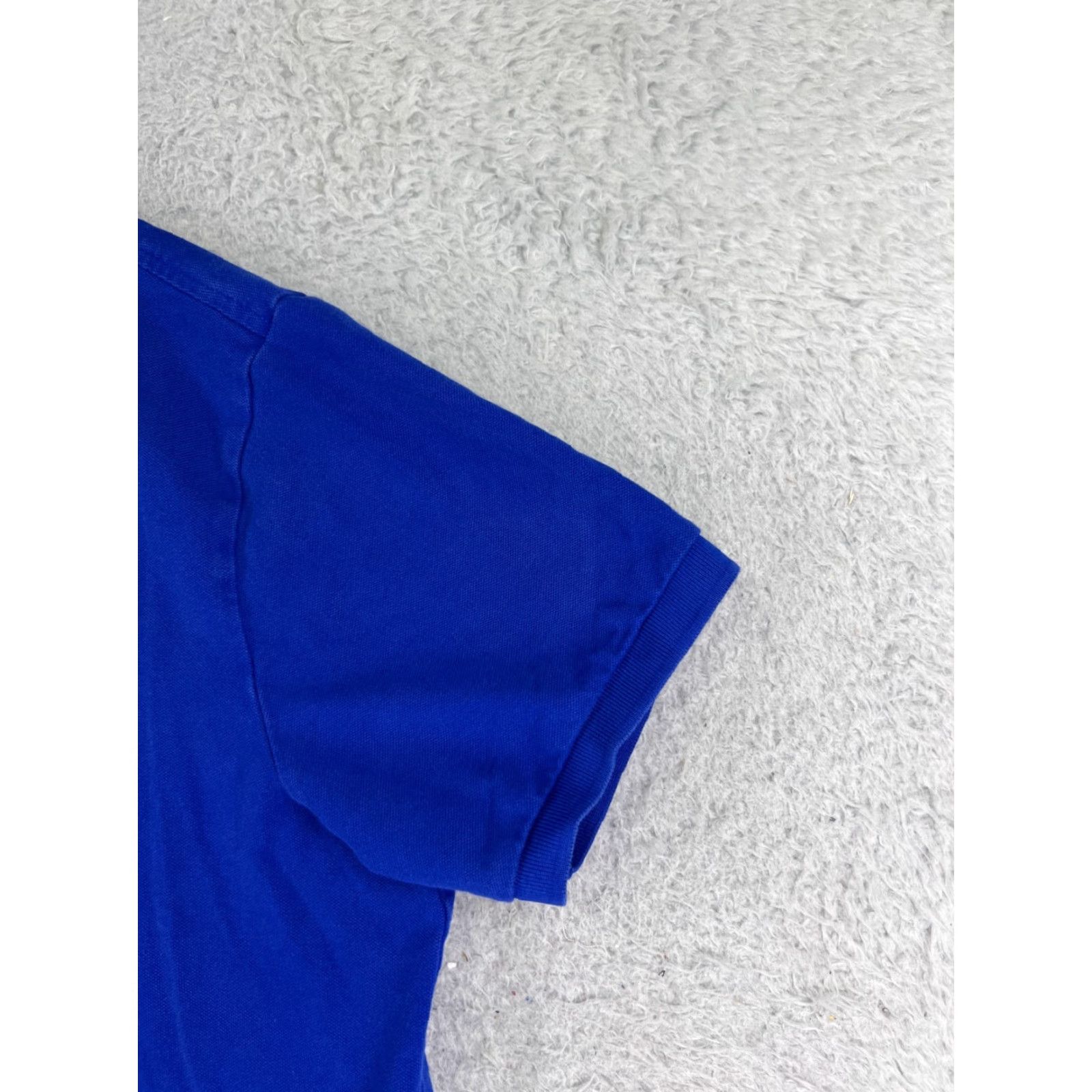 Ralph Lauren Ralph Lauren Polo Shirt Men XL Blue 100% Cotton Knit Pony Polo Shirt Men Blue Short Sleeve Solid 100% Cotton Size US XL / EU 56 / 4 - 2 Thumbnail