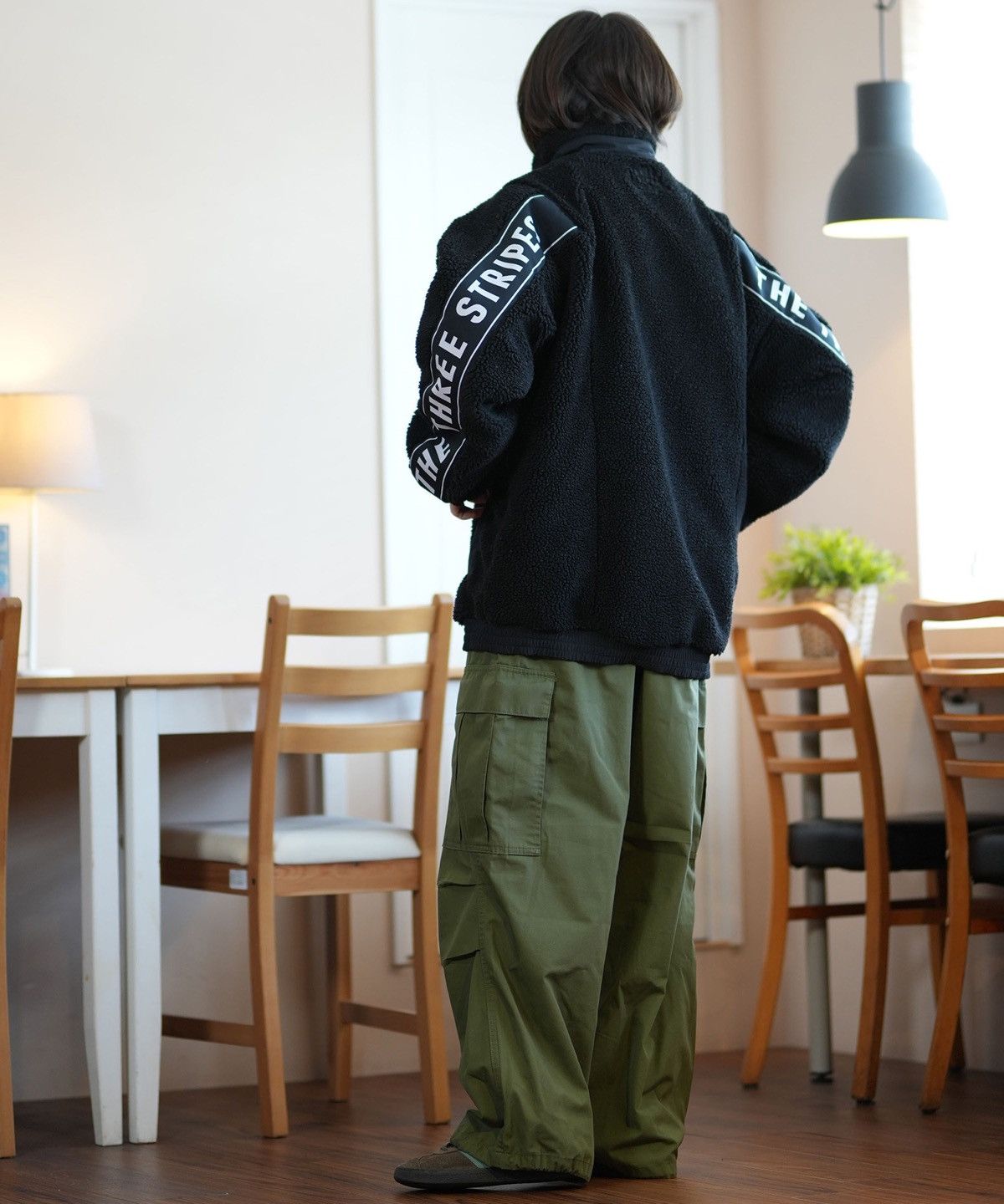 Adidas Adidas Faux Fux Outerwear Warding Loose Fit Boa Jacket KWX95 Size US M / EU 48-50 / 2 - 16 Thumbnail