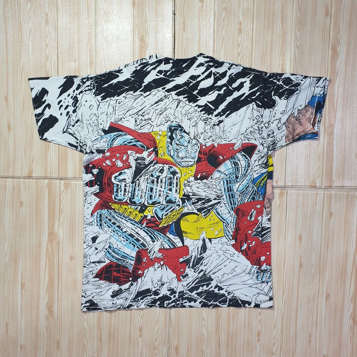 Marvel Comics X-men Megaprint Vintage Comic Images (Wolverine, Bishop) Size US XL / EU 56 / 4 - 7 Thumbnail