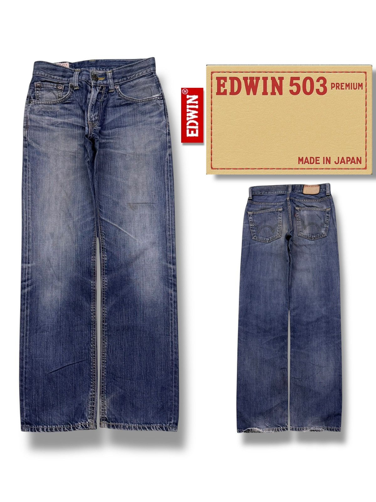 Edwin Vintage Edwin 503 Premium Japan Denim Jeans | W29 Size US 29 - 1 Thumbnail