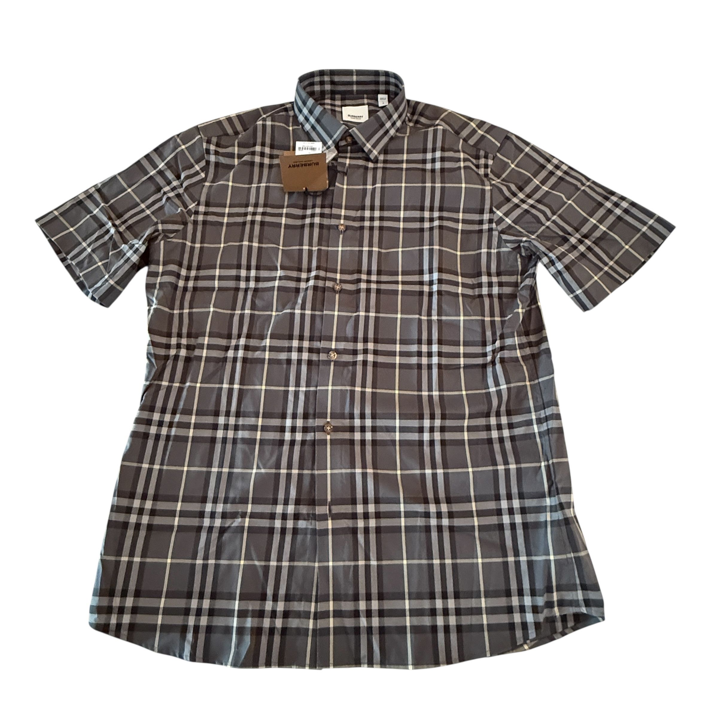 Burberry Burberry SHEFFORD Check Short Sleeve Shirt 8084691, small Size US S / EU 44-46 / 1 - 2 Thumbnail