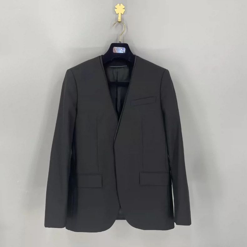 Givenchy Black Suit Jacket Size 46 dmc