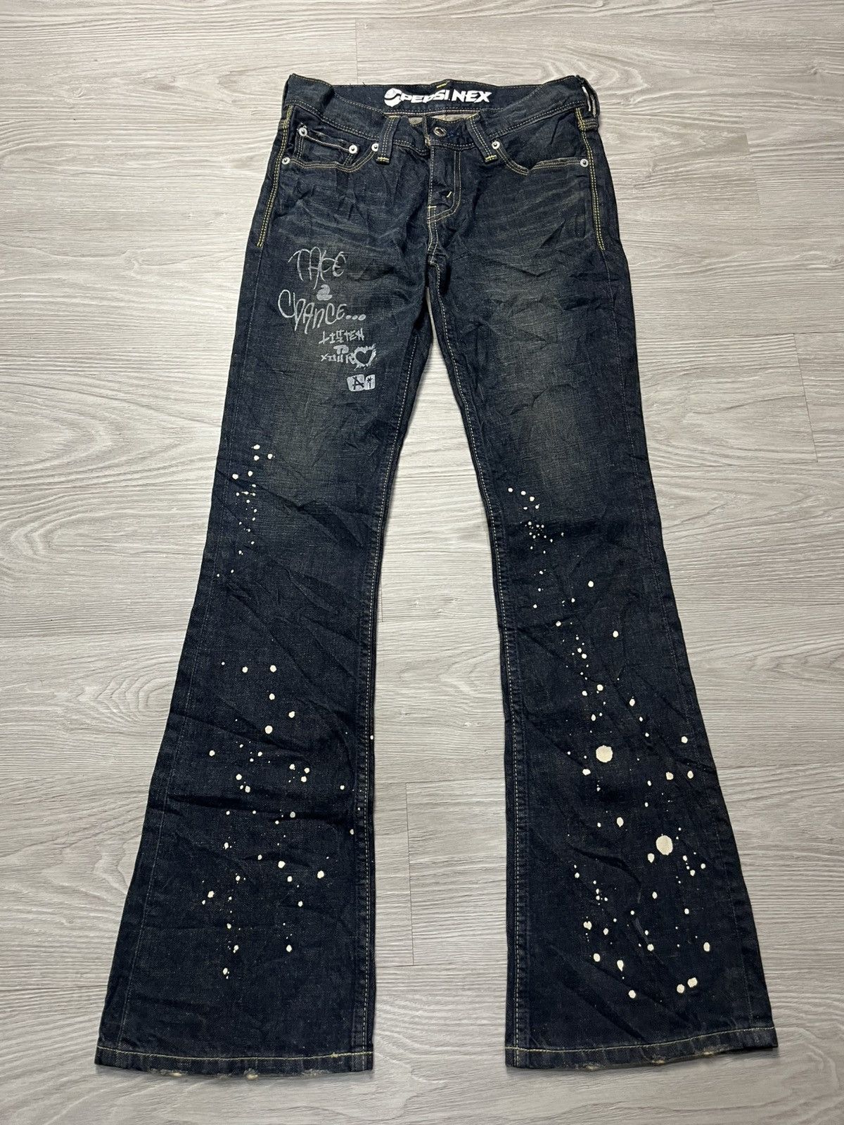 Levi's Levis 507 X Pepsi Nex Bootcut Jeans Size 28" / US 6 / IT 42 - 1 Thumbnail