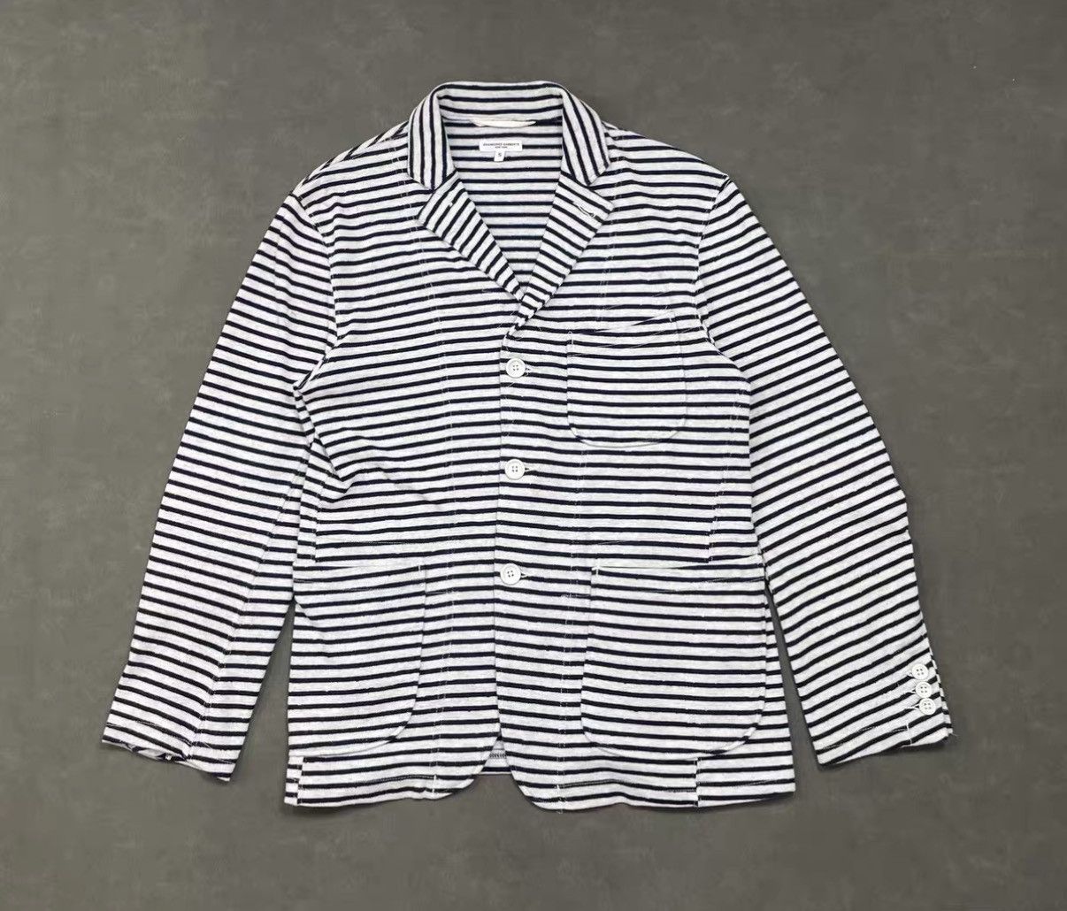 Engineered Garments ENGINEERED GARMENTS EG Striped Knit Cardigan J16 Size US S / EU 44-46 / 1 - 1 Thumbnail