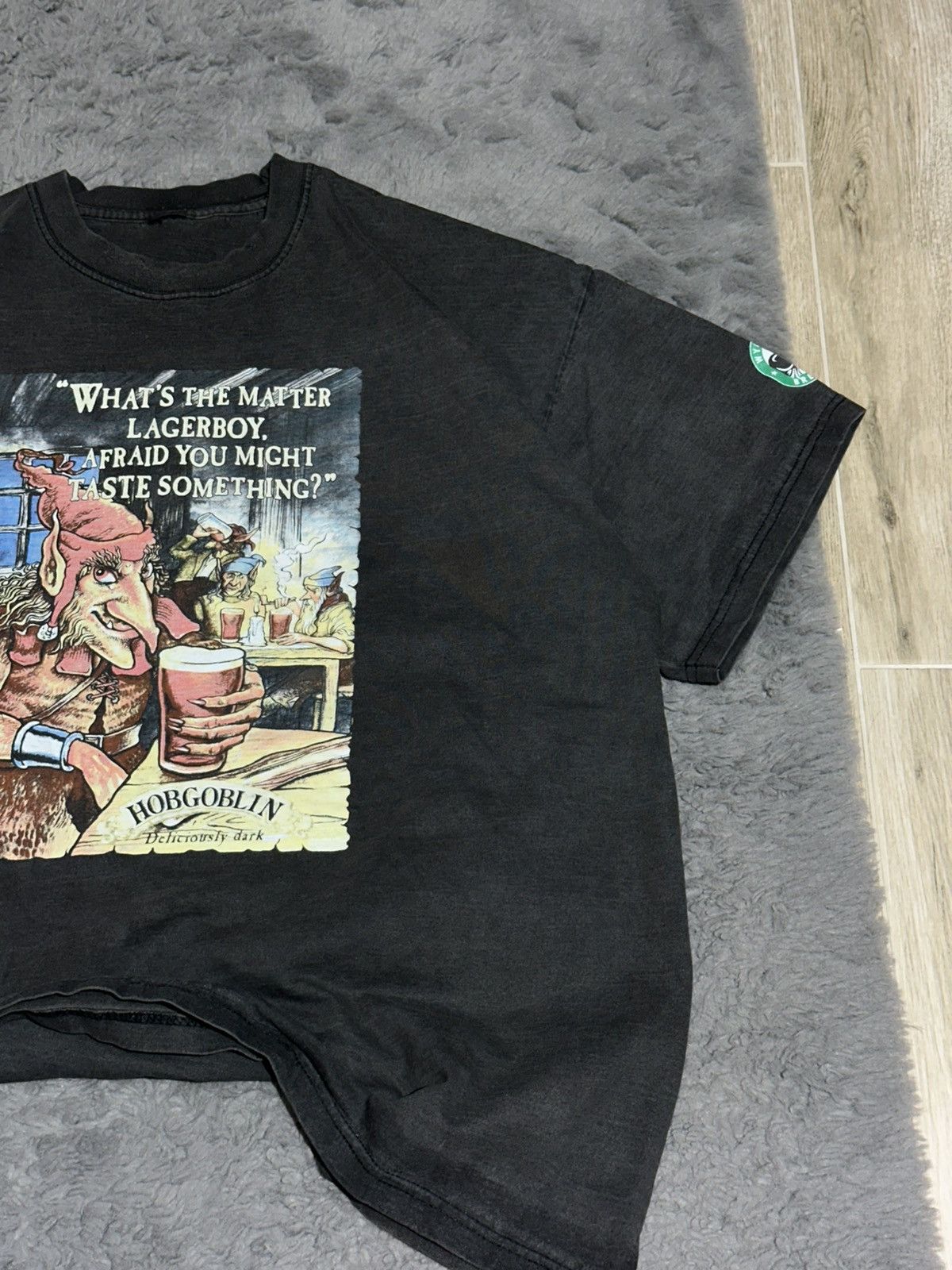 Vintage Vintage Hobgoblin Beer "Lagerboy" Graphic Tee Size US L / EU 52-54 / 3 - 3 Thumbnail