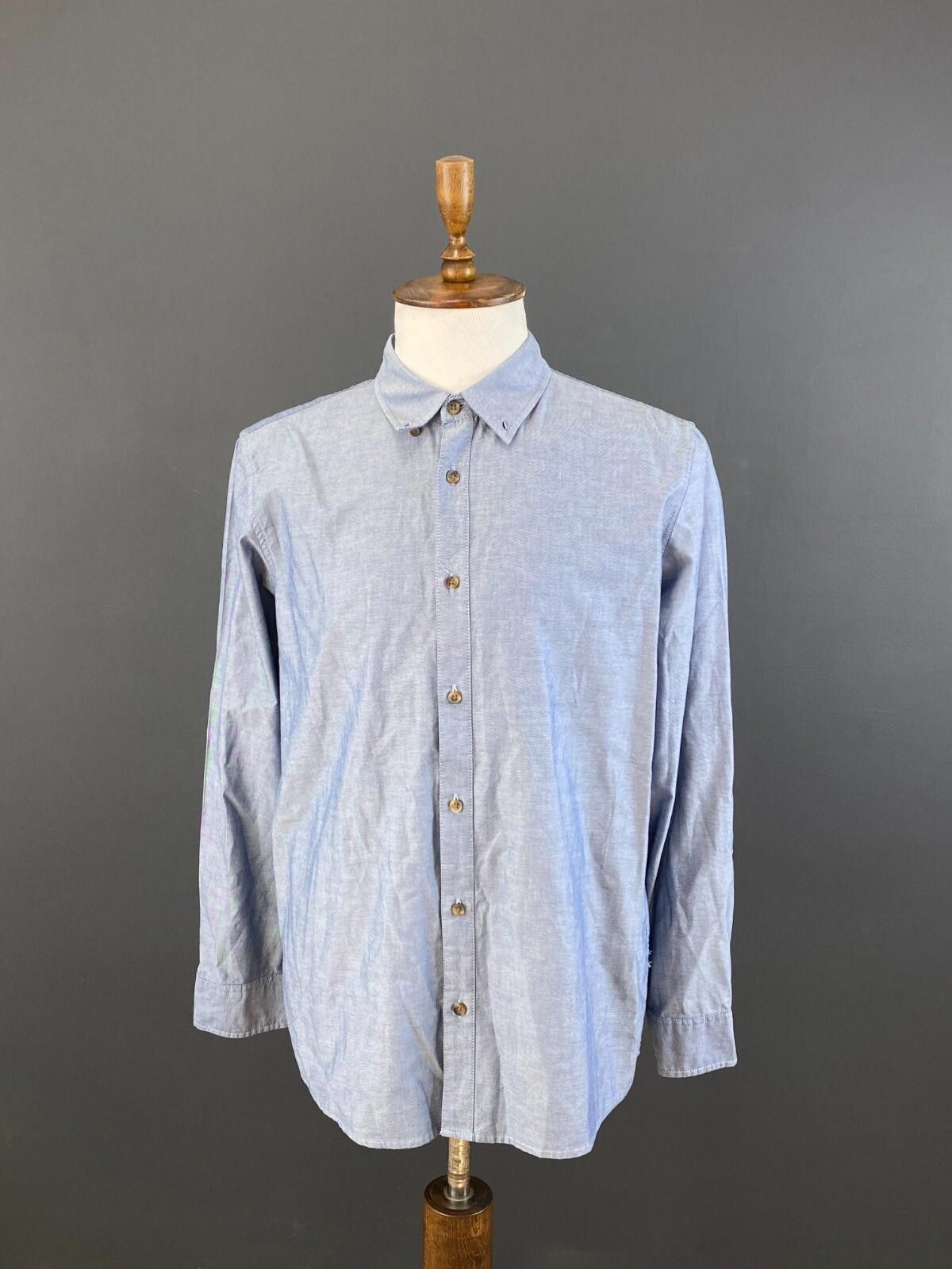 Oakley Oakley Bue Long Sleeve Button Down Oxford Shirt Size M Size US M / EU 48-50 / 2 - 1 Thumbnail