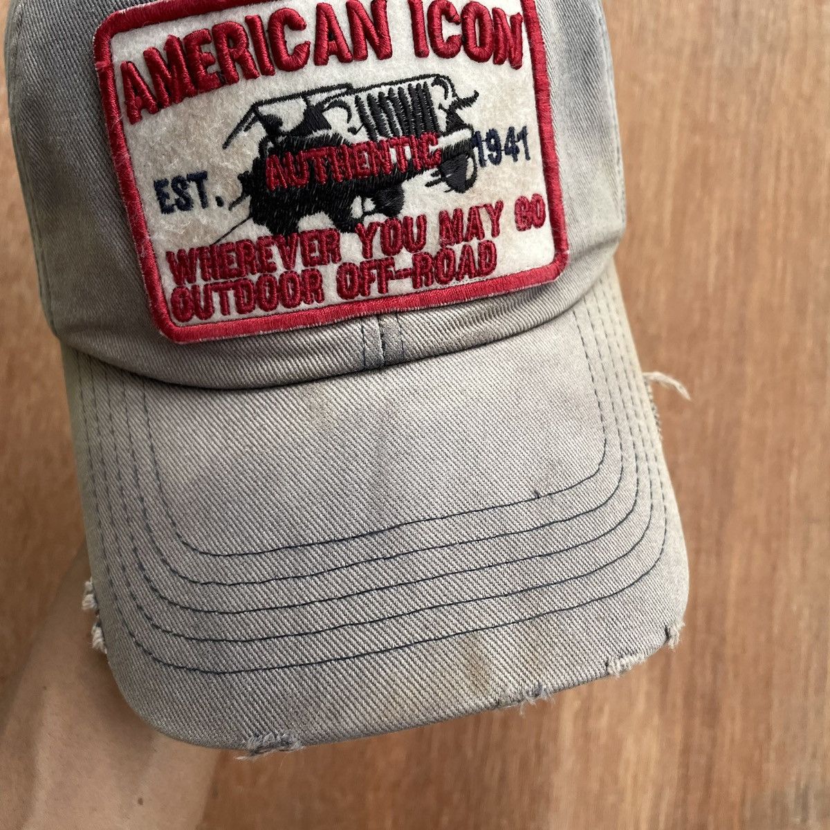 Jeep SICK wash distresses hat by jeep Size ONE SIZE - 9 Thumbnail