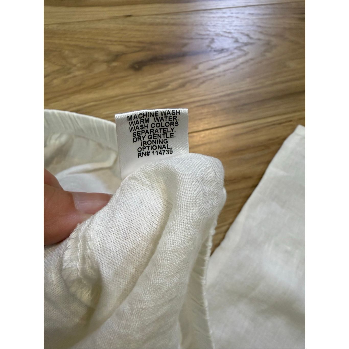 FLAX Flax linen white relax fit pants size M Size 30" / US 8 / IT 44 - 6 Thumbnail