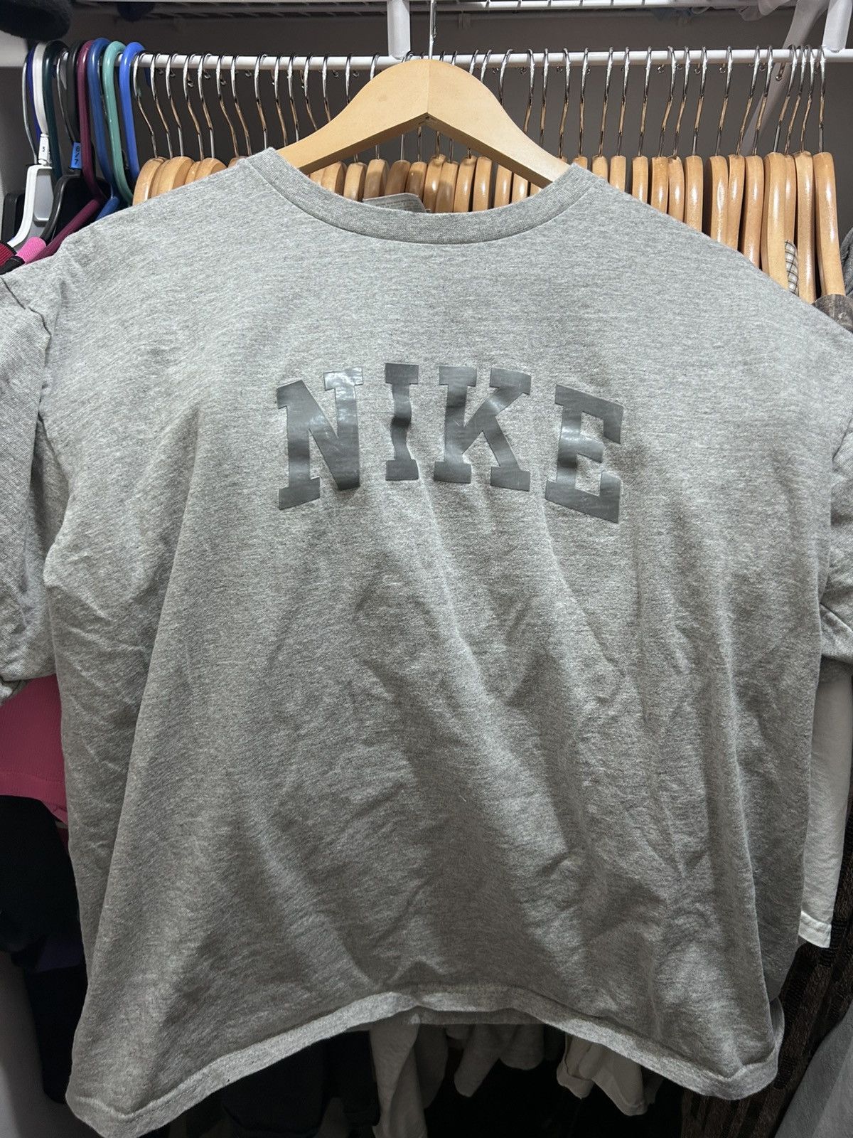 Nike × Vintage Vintage Y2K Nike silver tag tee size large Size US XL / EU 56 / 4 - 1 Thumbnail