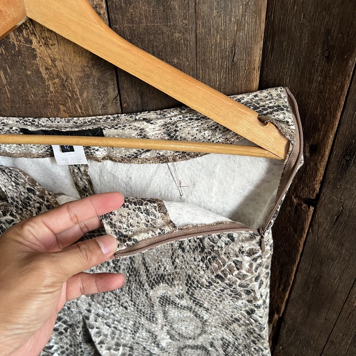 Designer × Vintage Vintage DINA BAR-EL SnakePrint Pant Size 32" / US 10 / IT 46 - 5 Thumbnail