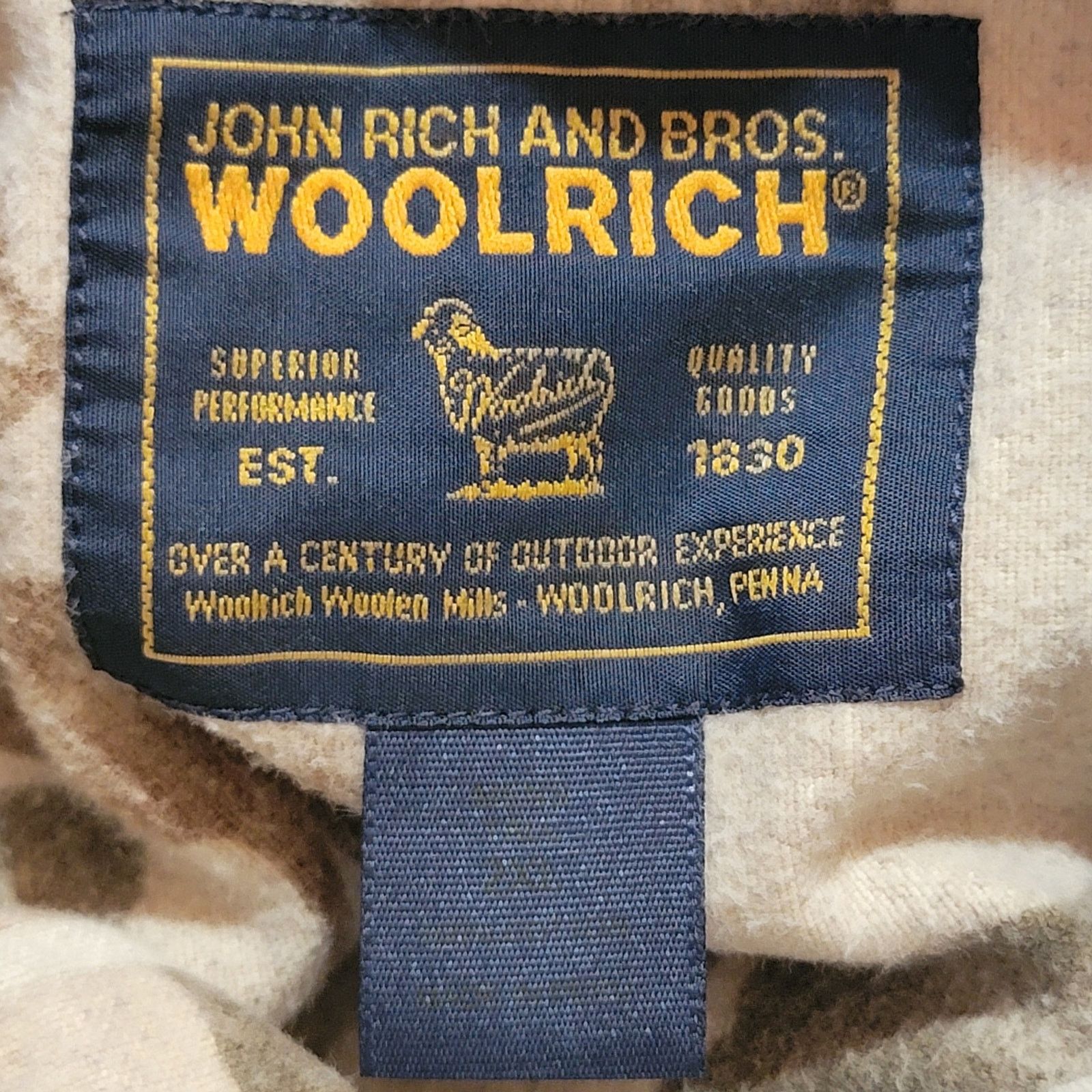 Woolrich Woolen Mills John Rich Bros. Woolrich LS Flannel Moose Print - 2XL Tall Size US XXL / EU 58 / 5 - 5 Thumbnail