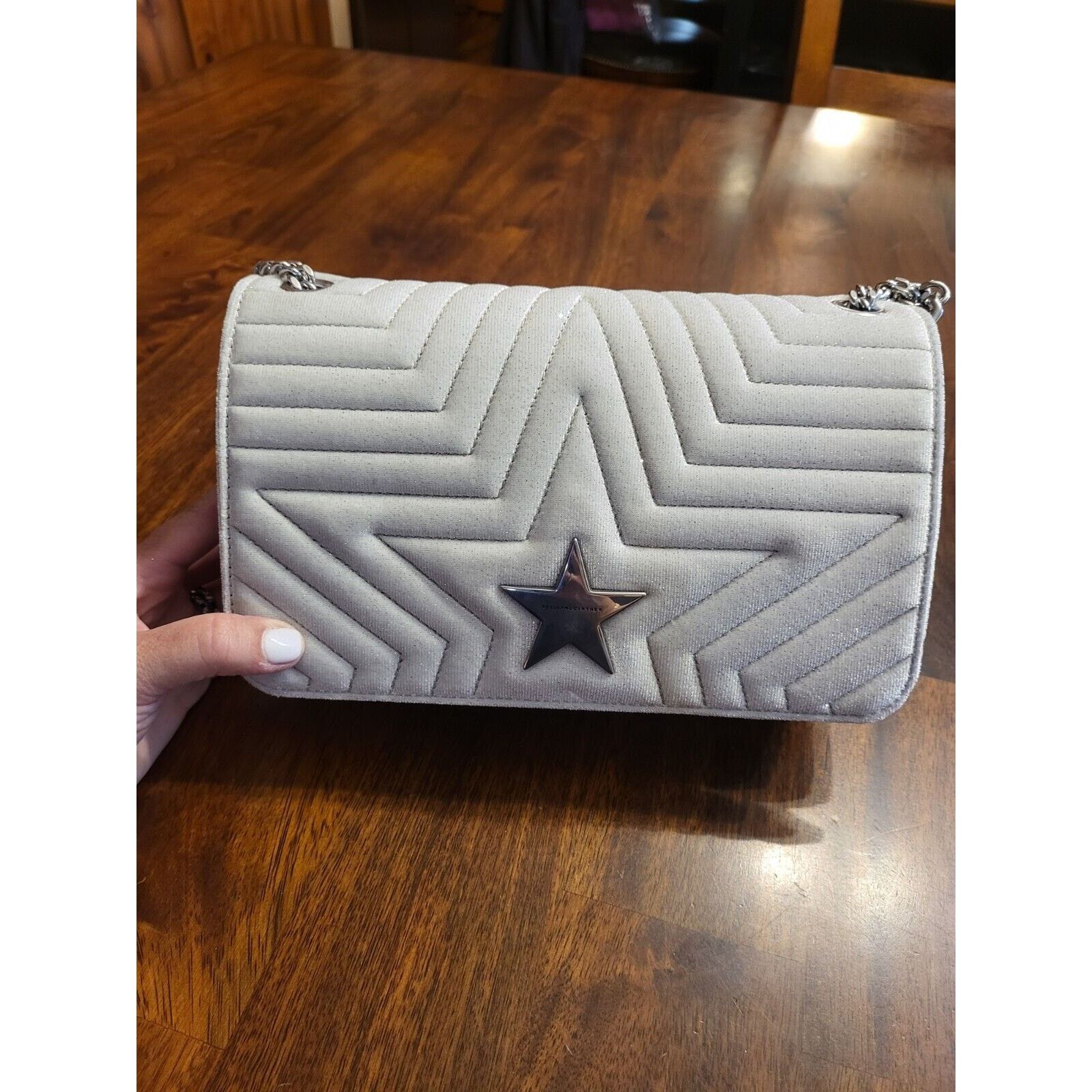 Stella McCartney Stella McCartney Medium Star Glitter Shoulder Bag/Cross Size ONE SIZE - 1 Thumbnail