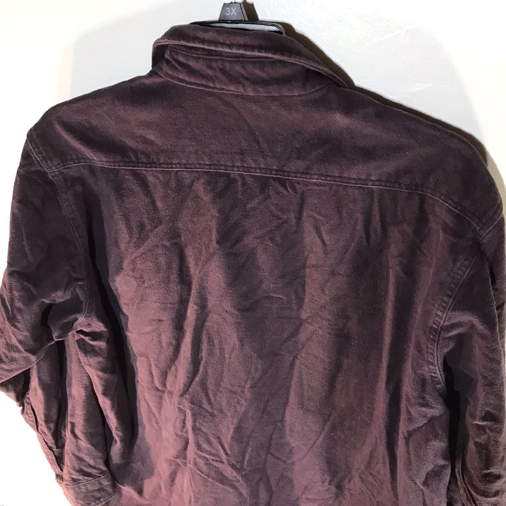 Vintage VINTAGE Cabela's Men's Flannel Shirt XL Purple Long Sleeve Button-Up Casual Outdoor Winter 100% Cotton Size US XL / EU 56 / 4 - 6 Thumbnail