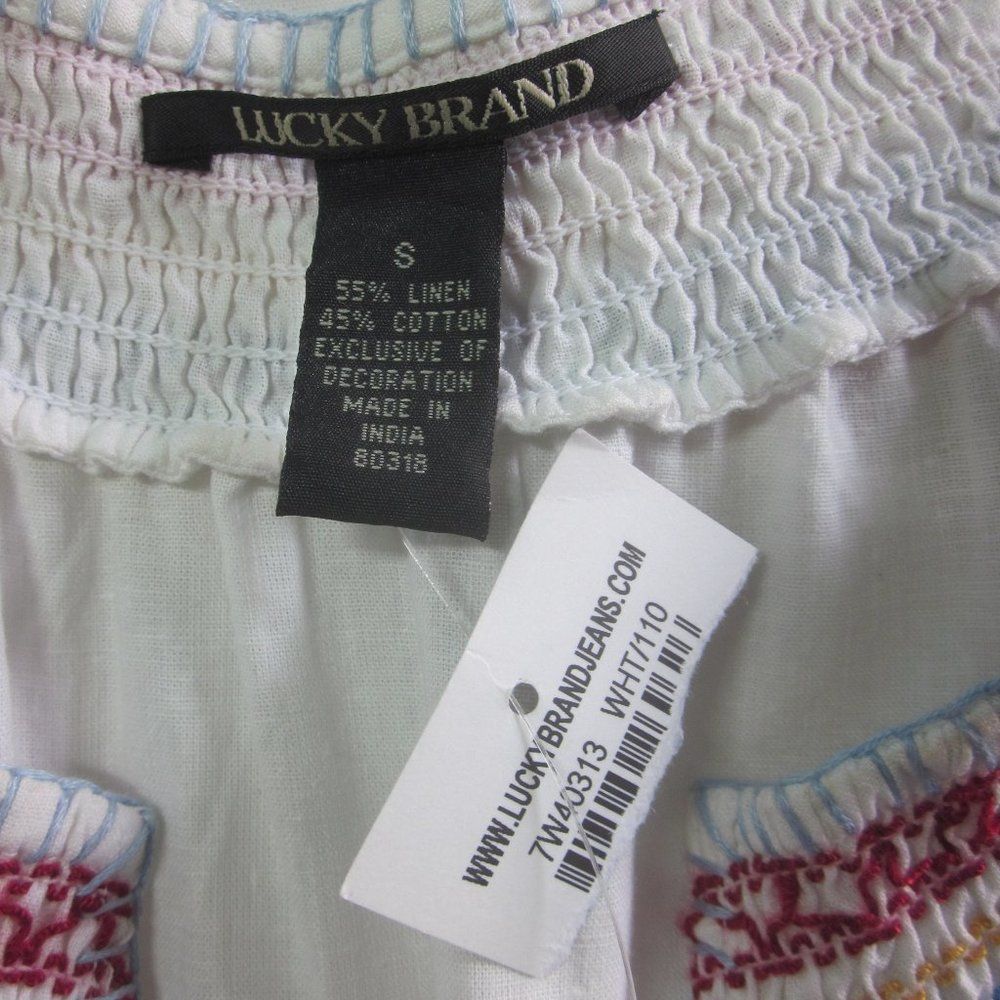 Lucky Brand Vintage Y2K Lucky Brand Size S Shift Embroidered Summer Line Size S / US 4 / IT 40 - 3 Thumbnail